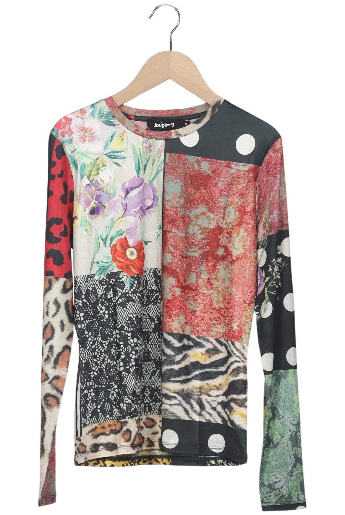

Desigual Damen Langarmshirt, mehrfarbig, Gr. 36