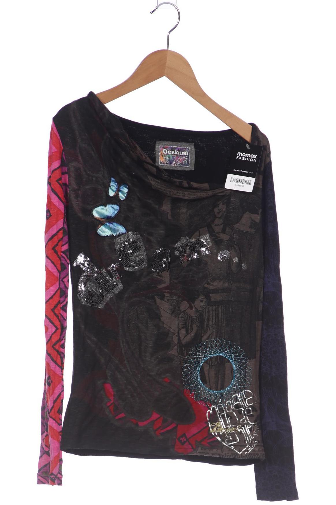 

Desigual Damen Langarmshirt, grau, Gr. 36