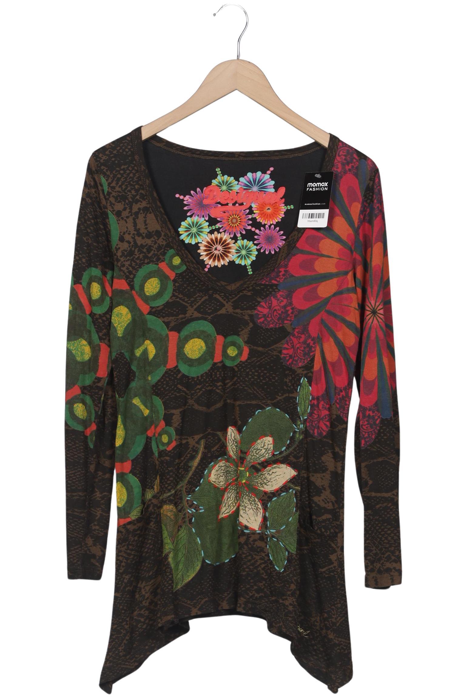 

Desigual Damen Langarmshirt, braun, Gr. 42