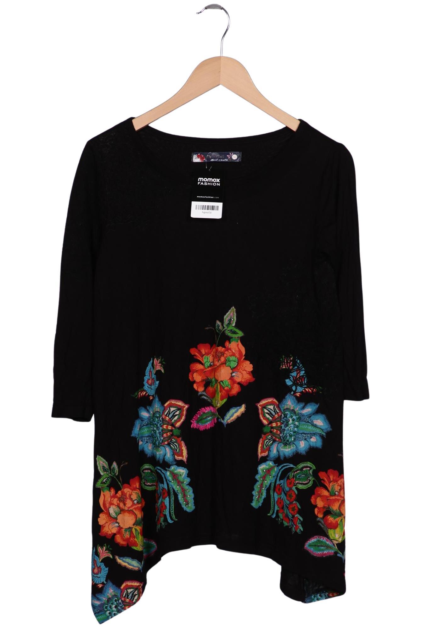 

Desigual Damen Langarmshirt, schwarz, Gr. 38