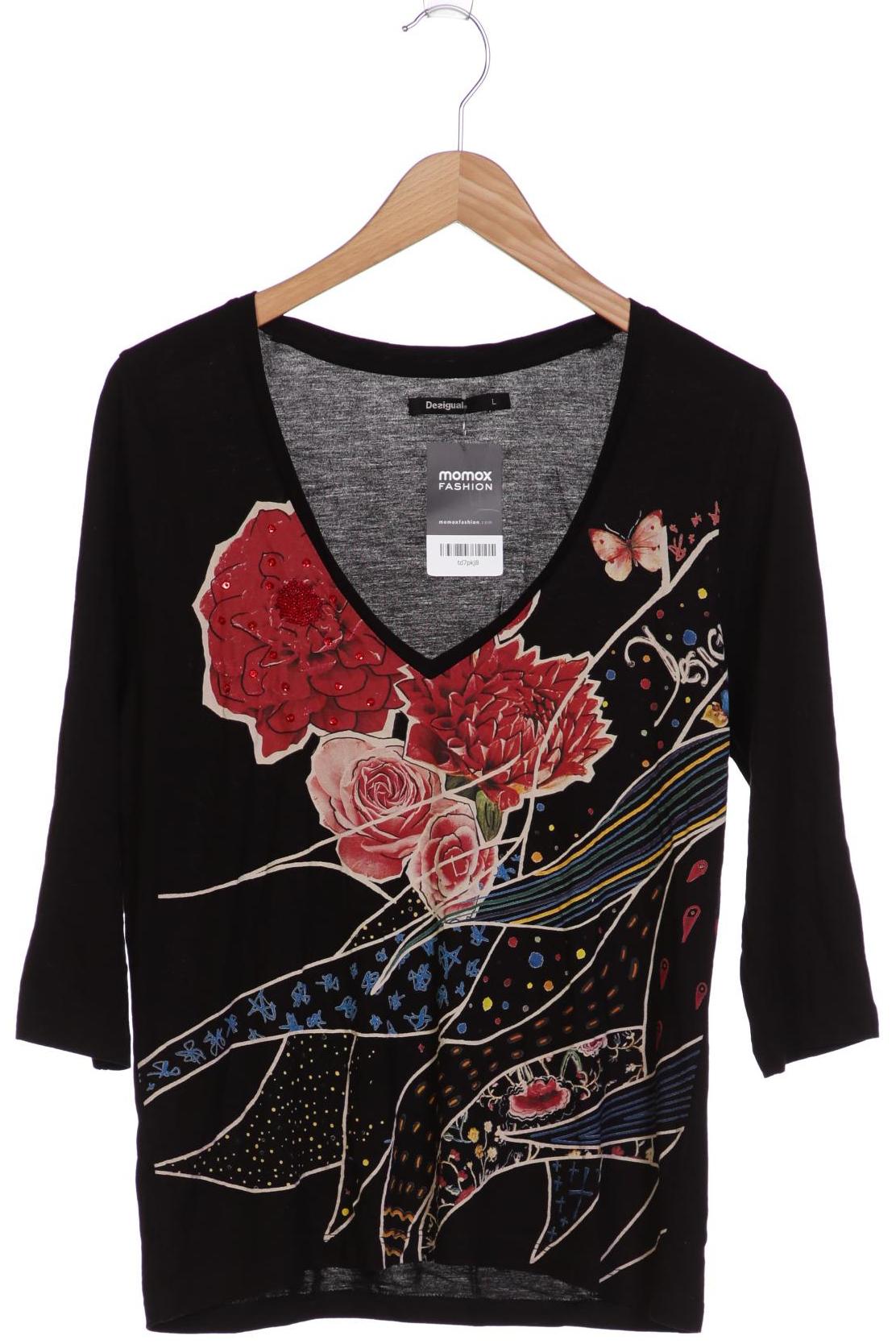 

Desigual Damen Langarmshirt, schwarz, Gr. 42