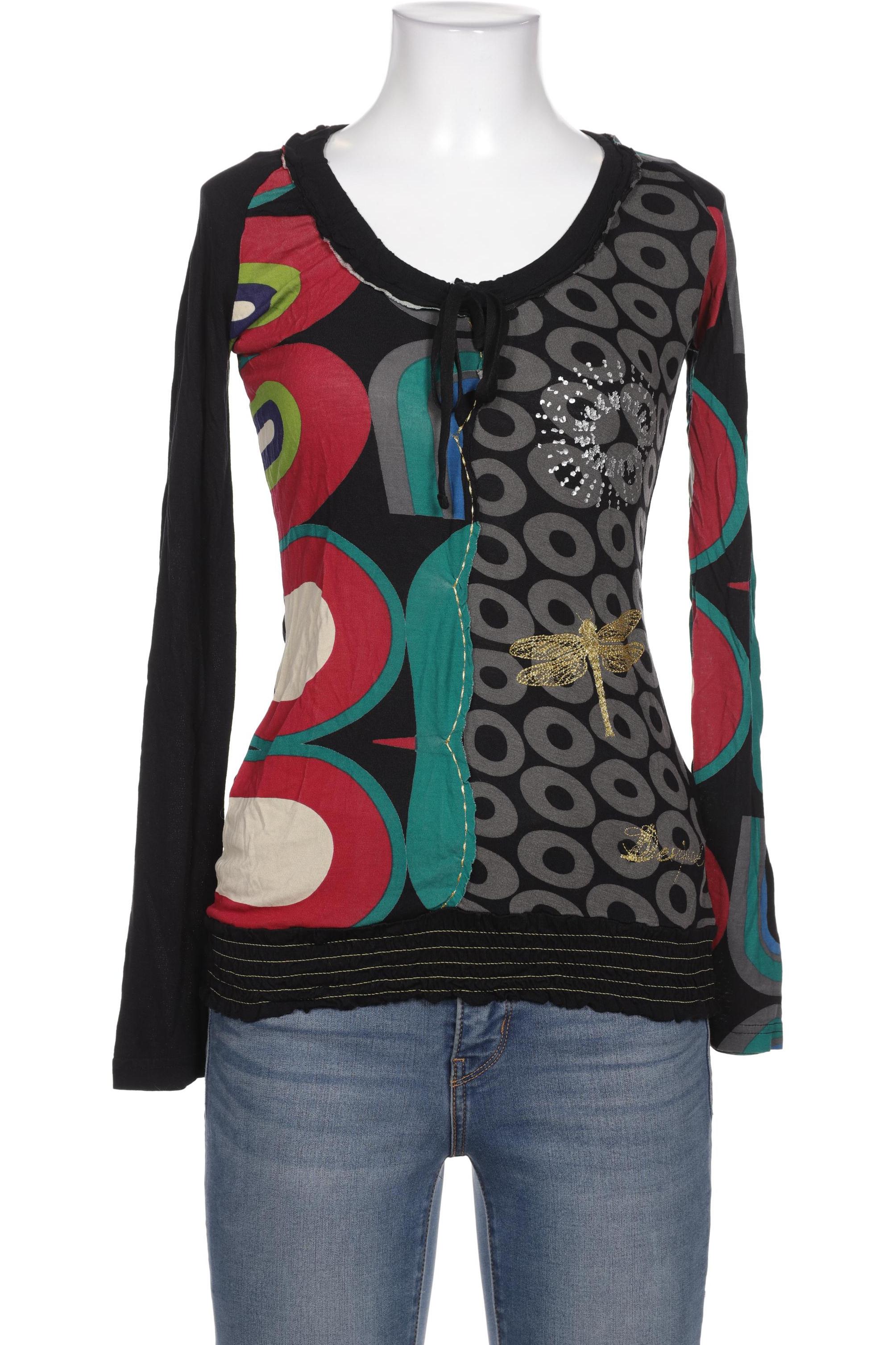 

Desigual Damen Langarmshirt, schwarz, Gr. 34