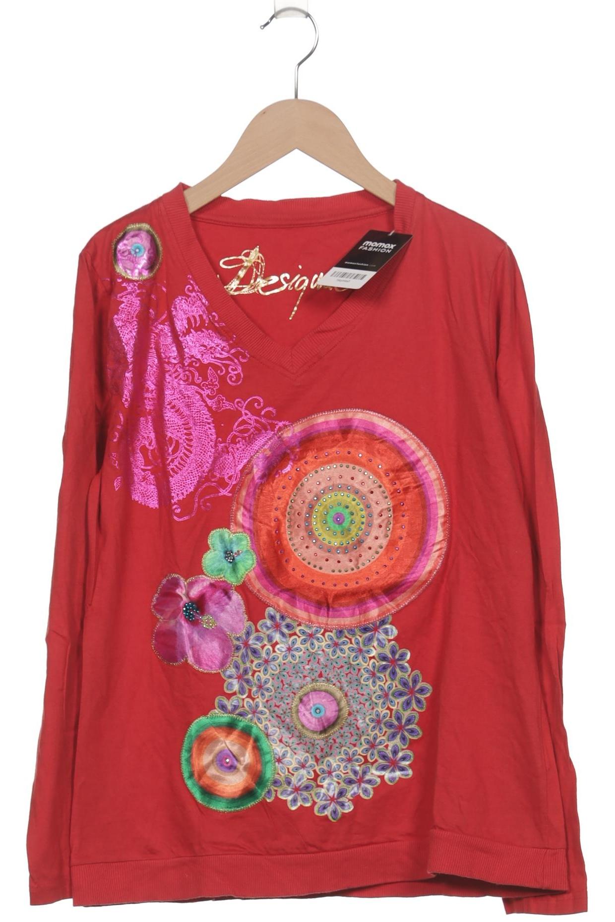 

Desigual Damen Langarmshirt, rot, Gr. 44