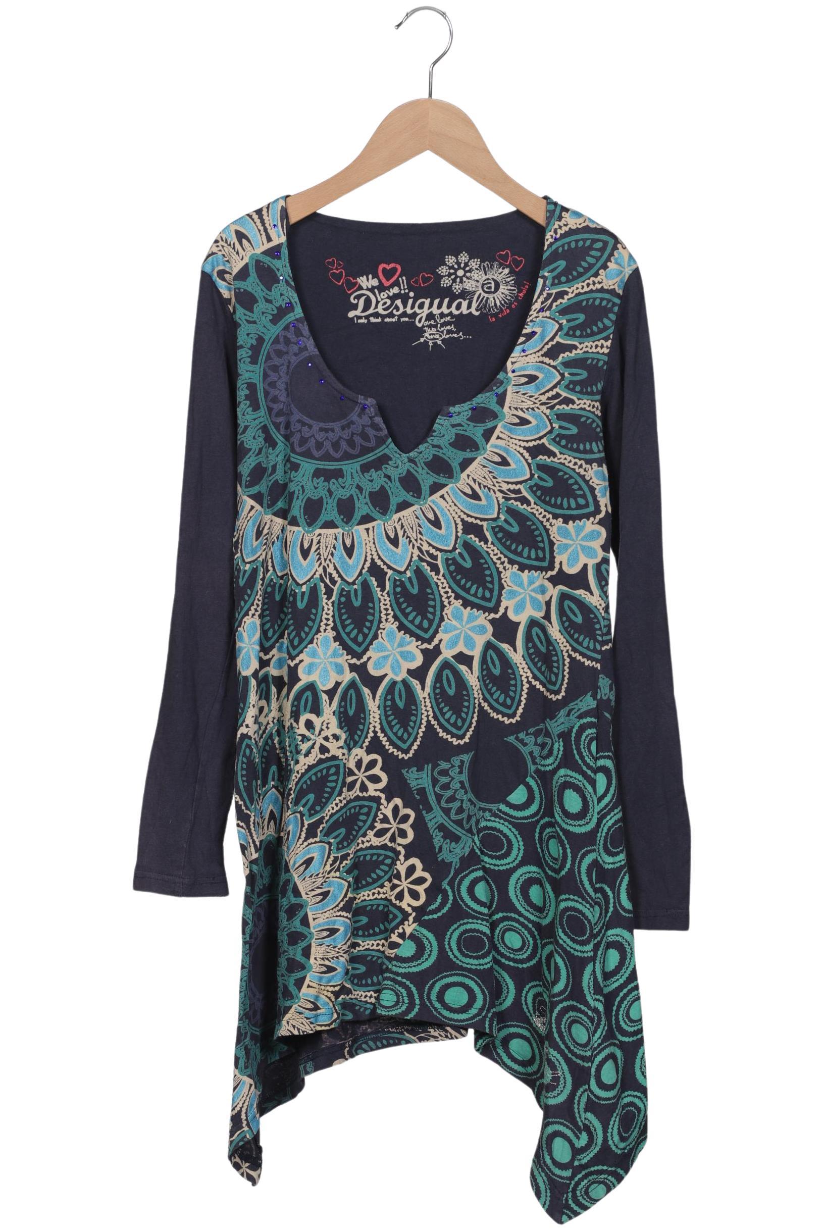 

Desigual Damen Langarmshirt, mehrfarbig, Gr. 38