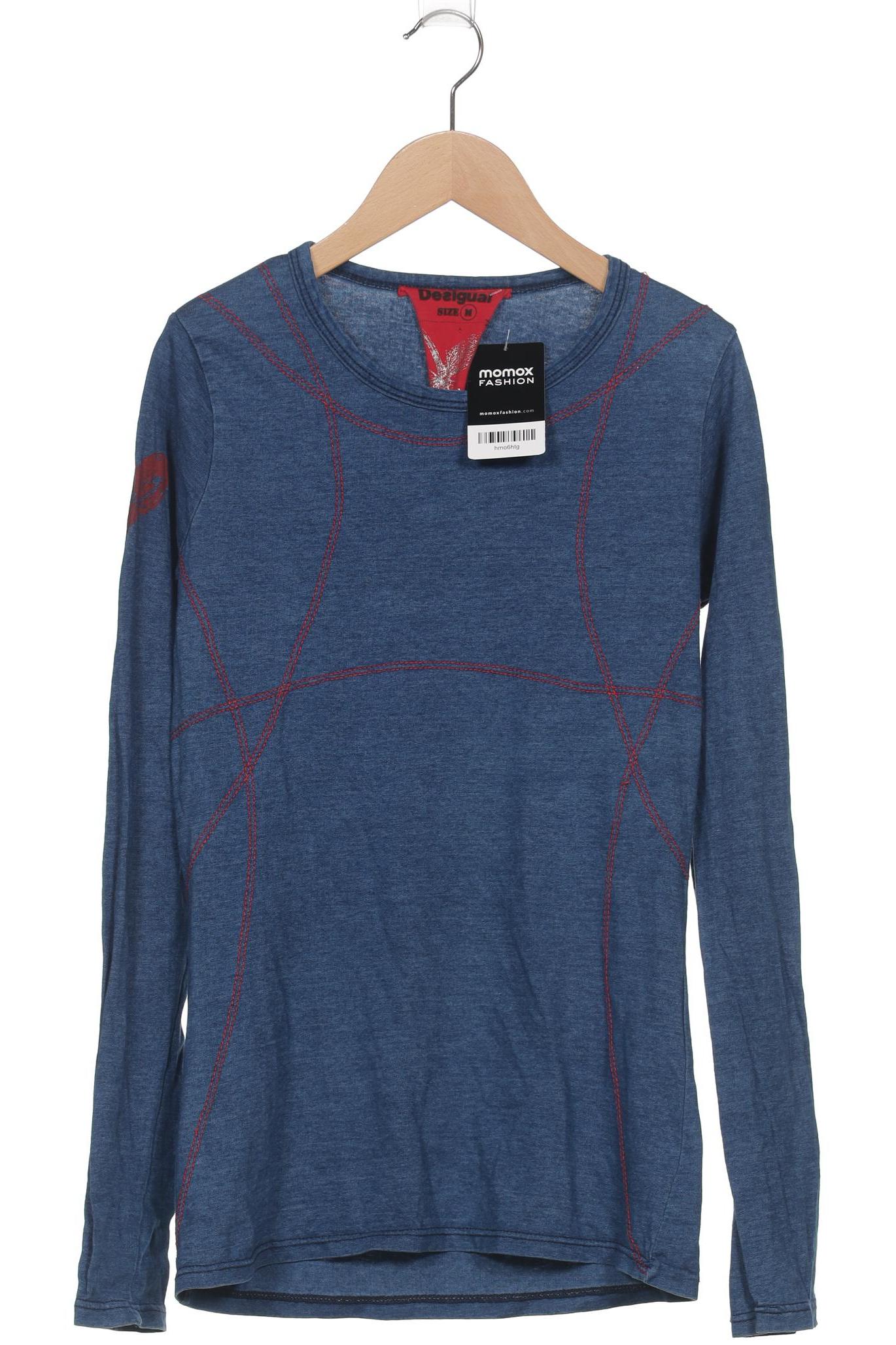 

Desigual Damen Langarmshirt, marineblau, Gr. 38