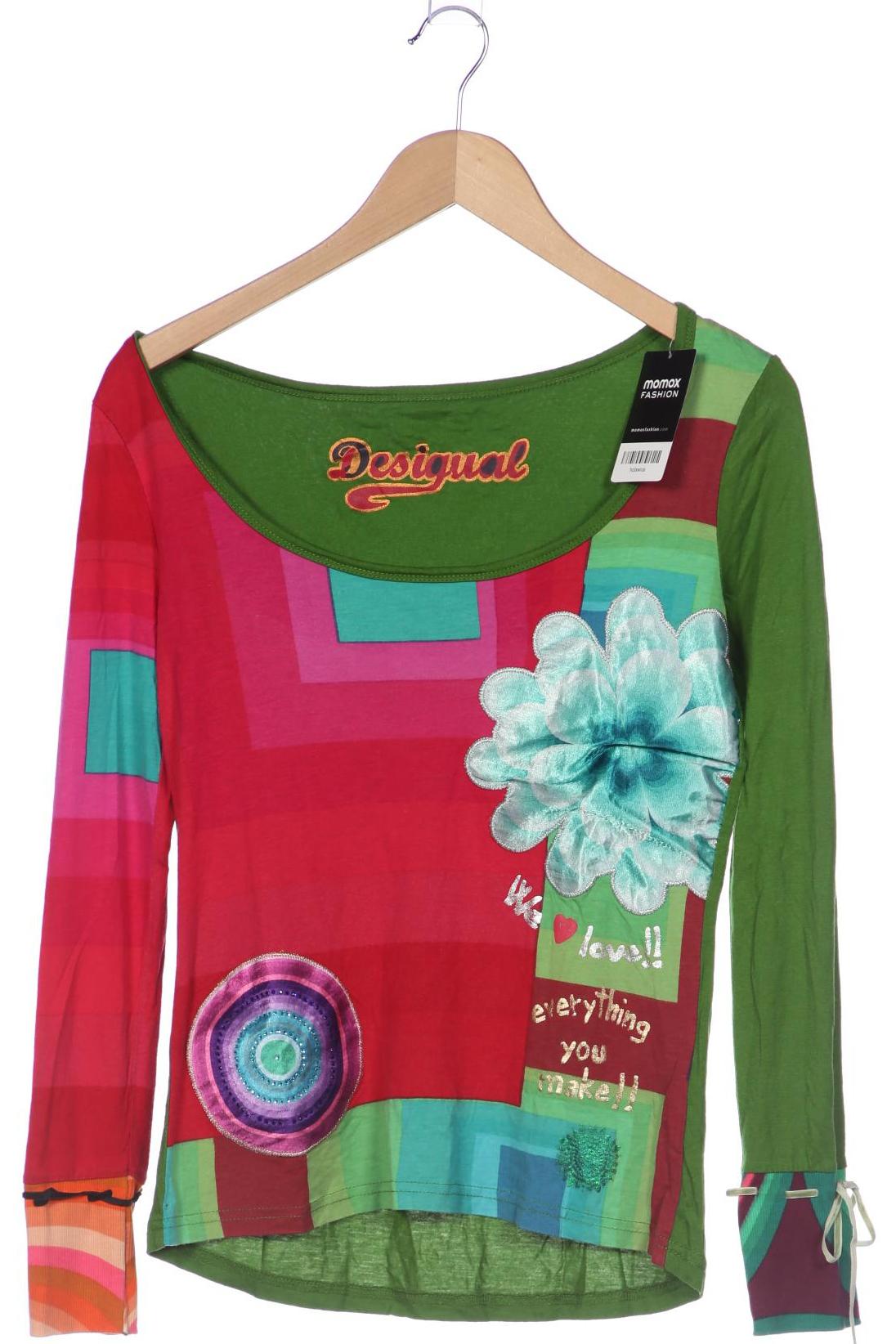 

Desigual Damen Langarmshirt, mehrfarbig, Gr. 38