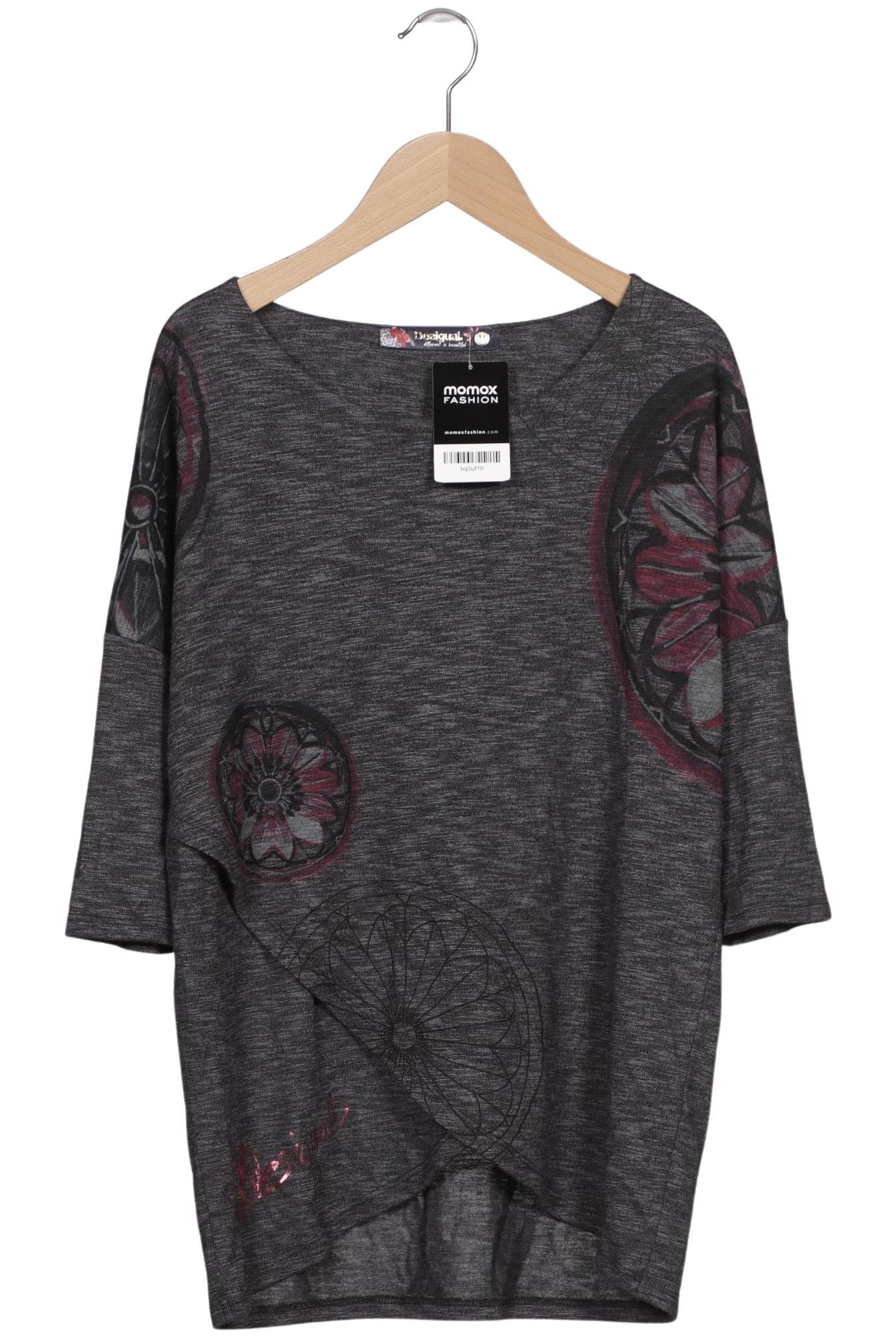 

Desigual Damen Langarmshirt, grau, Gr. 38