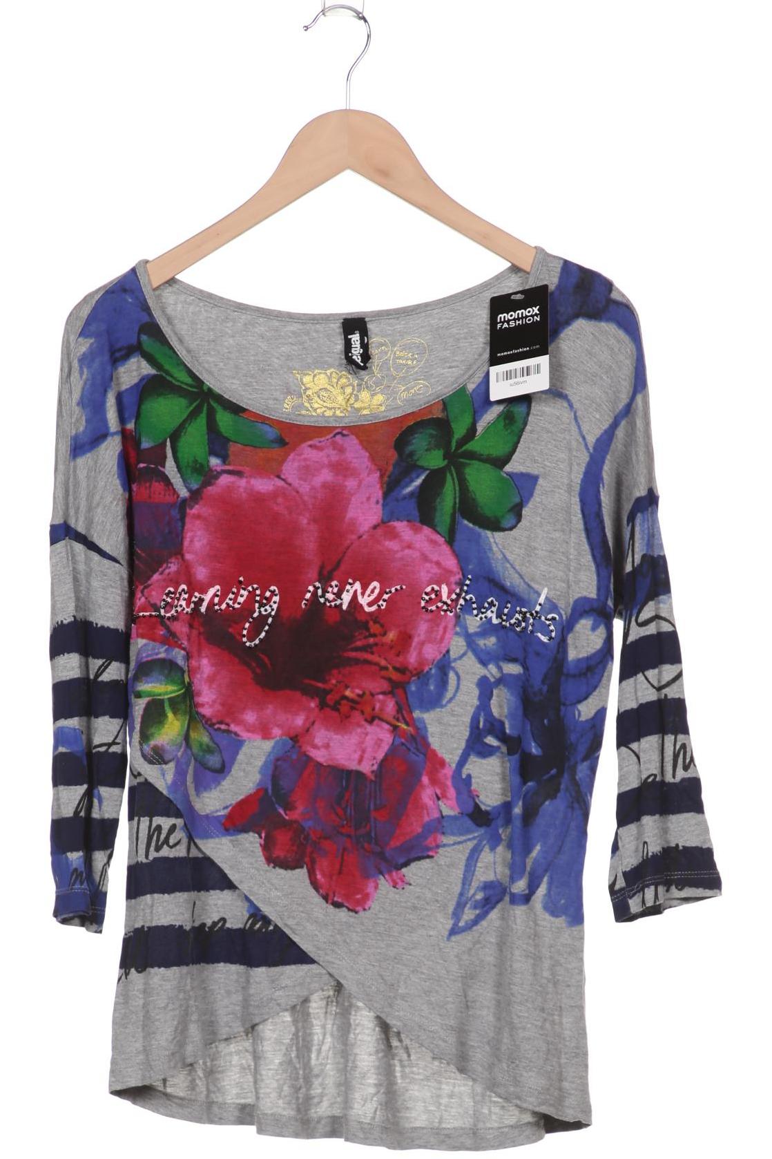 

Desigual Damen Langarmshirt, grau, Gr. 42