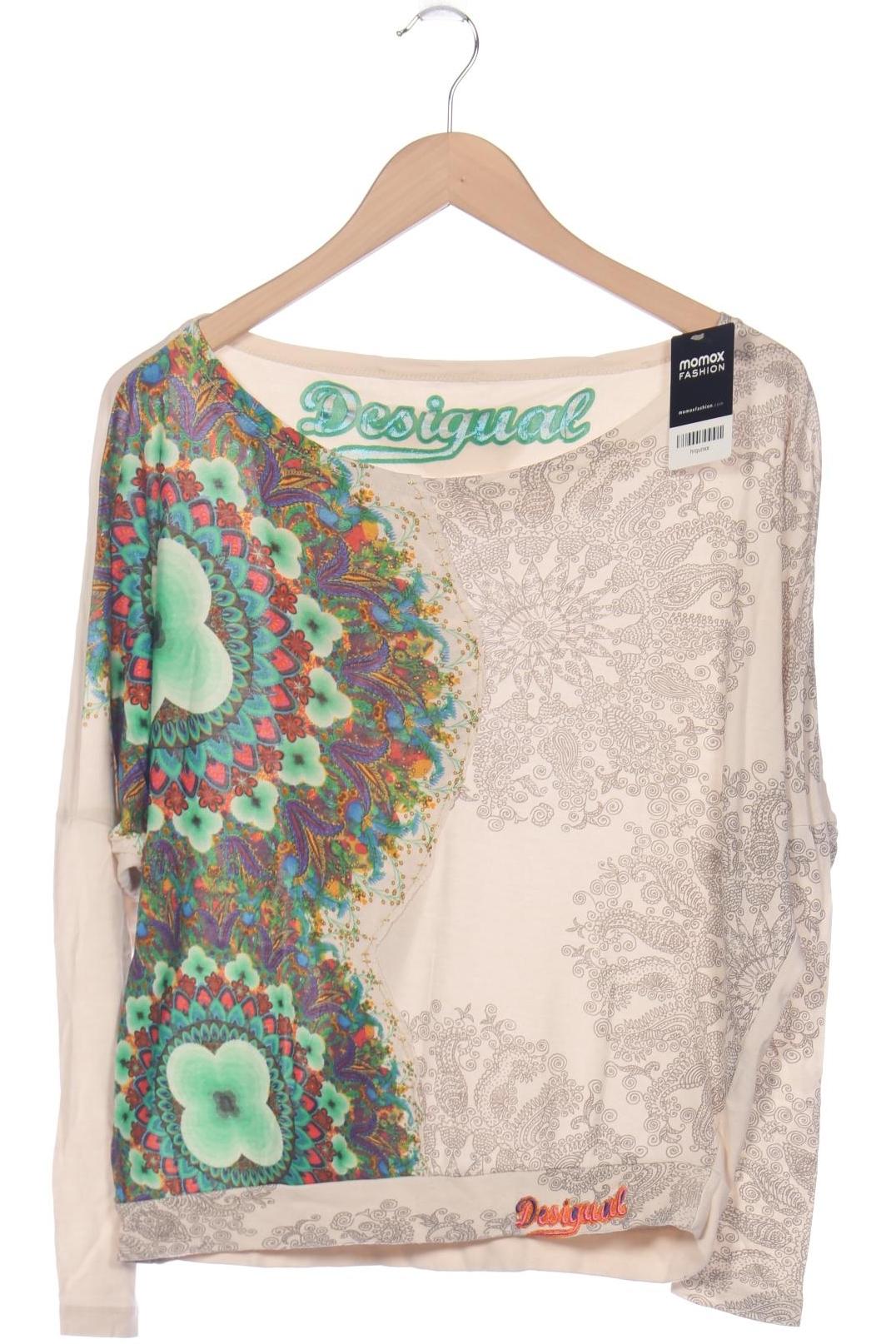 

Desigual Damen Langarmshirt, beige, Gr. 36