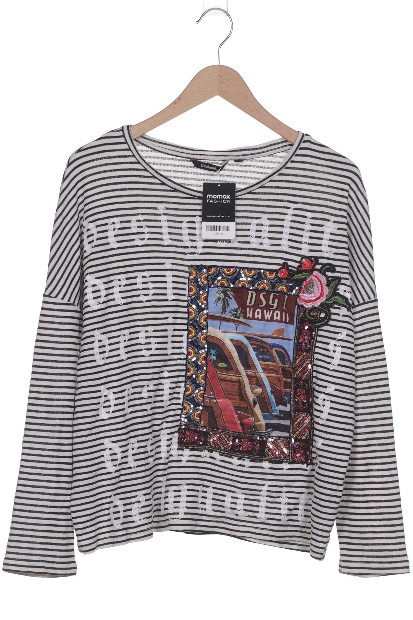 

Desigual Damen Langarmshirt, weiß, Gr. 44