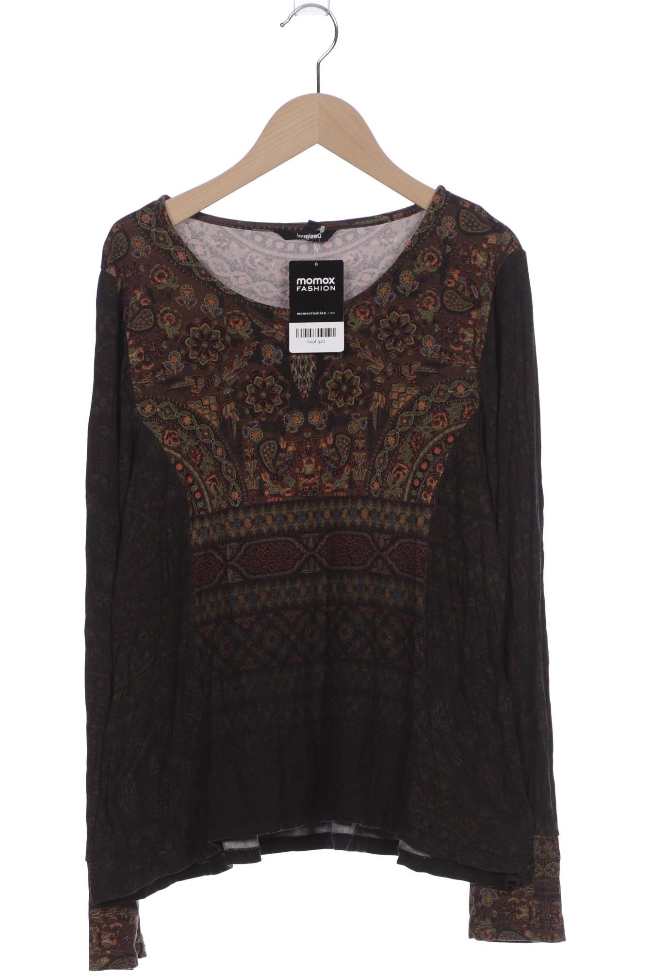 

Desigual Damen Langarmshirt, braun, Gr. 46