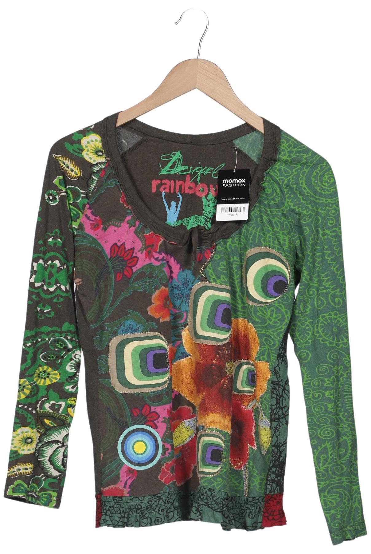 

Desigual Damen Langarmshirt, grün, Gr. 42