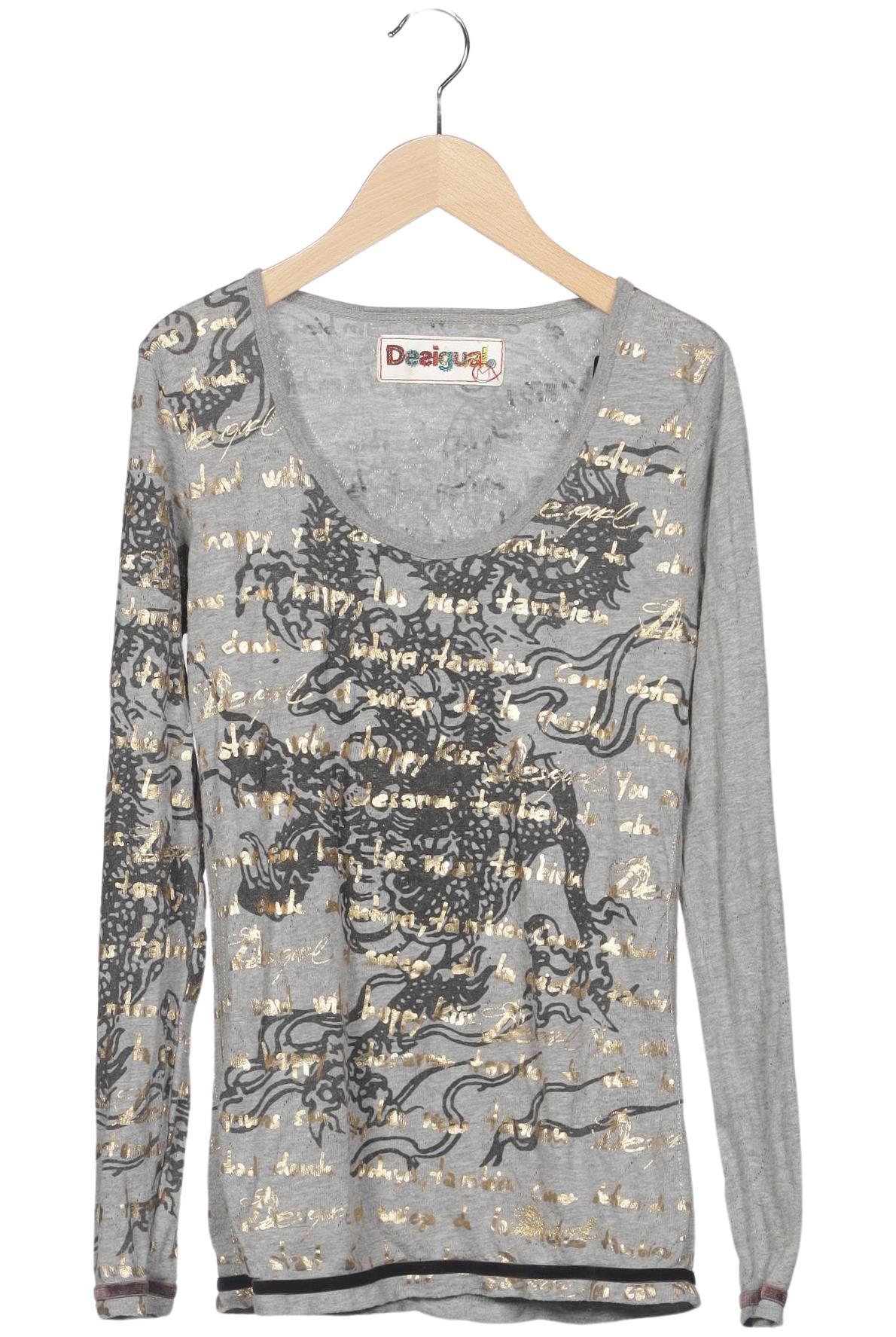 

Desigual Damen Langarmshirt, mehrfarbig, Gr. 38
