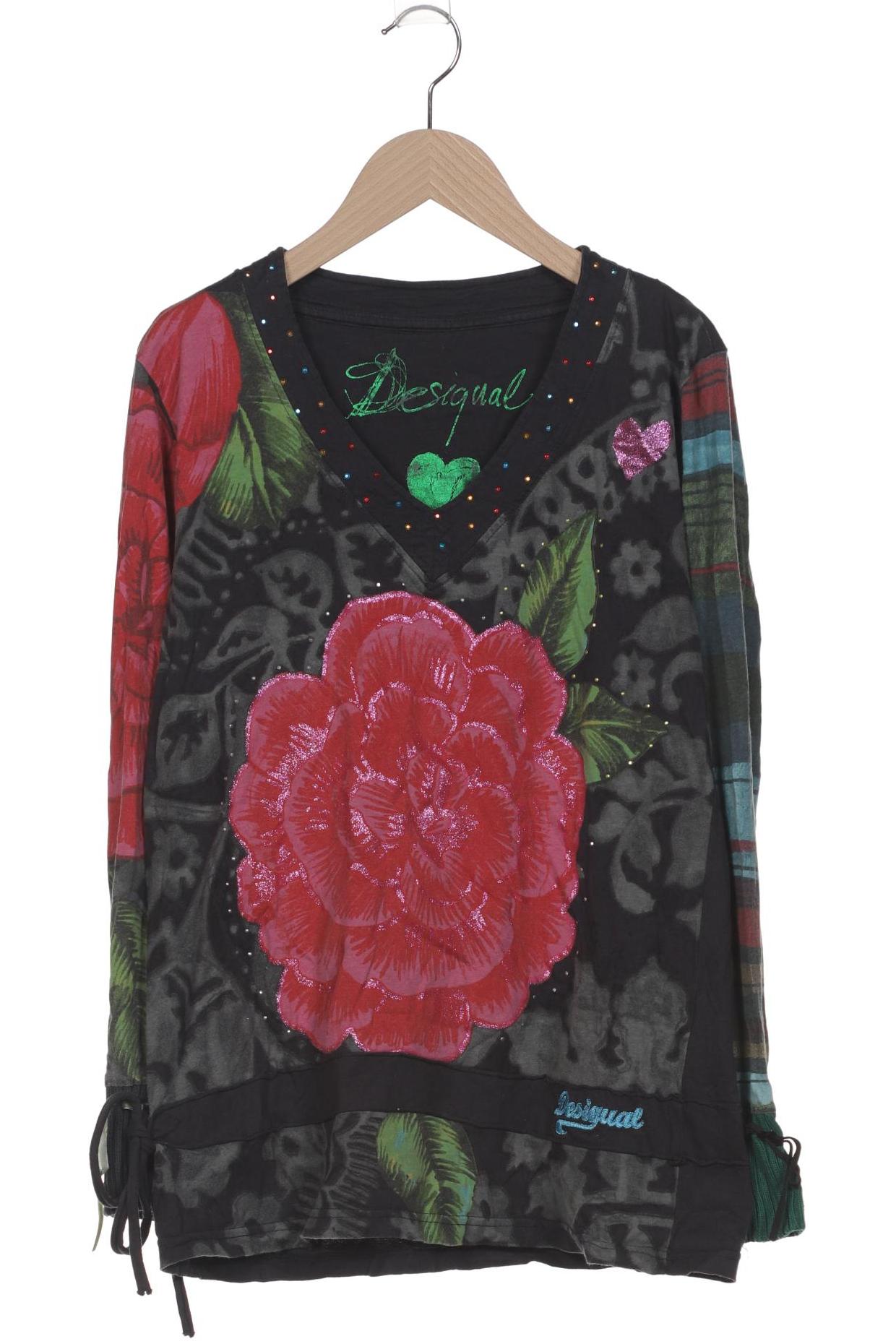 

Desigual Damen Langarmshirt, grau, Gr. 42