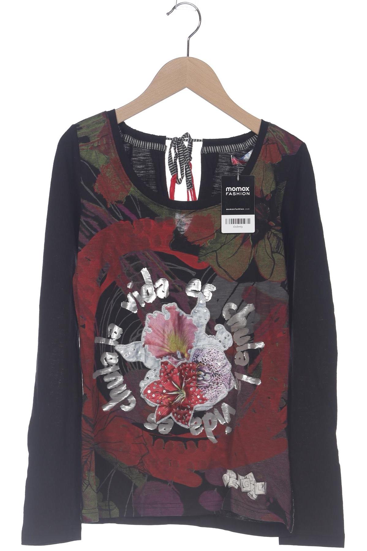 

Desigual Damen Langarmshirt, schwarz, Gr. 36