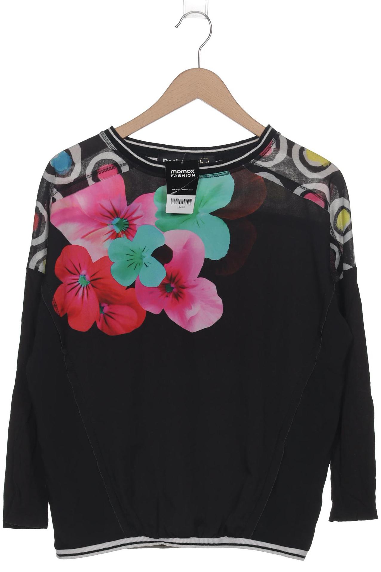 

Desigual Damen Langarmshirt, schwarz, Gr. 38