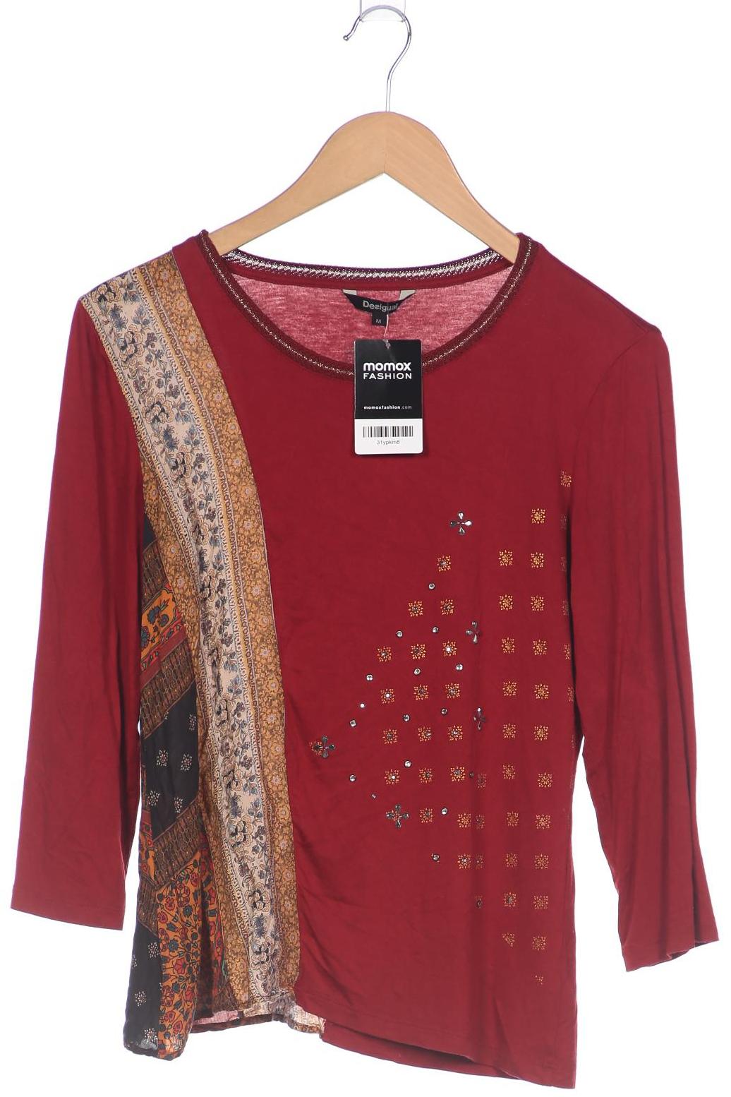 

Desigual Damen Langarmshirt, bordeaux, Gr. 38