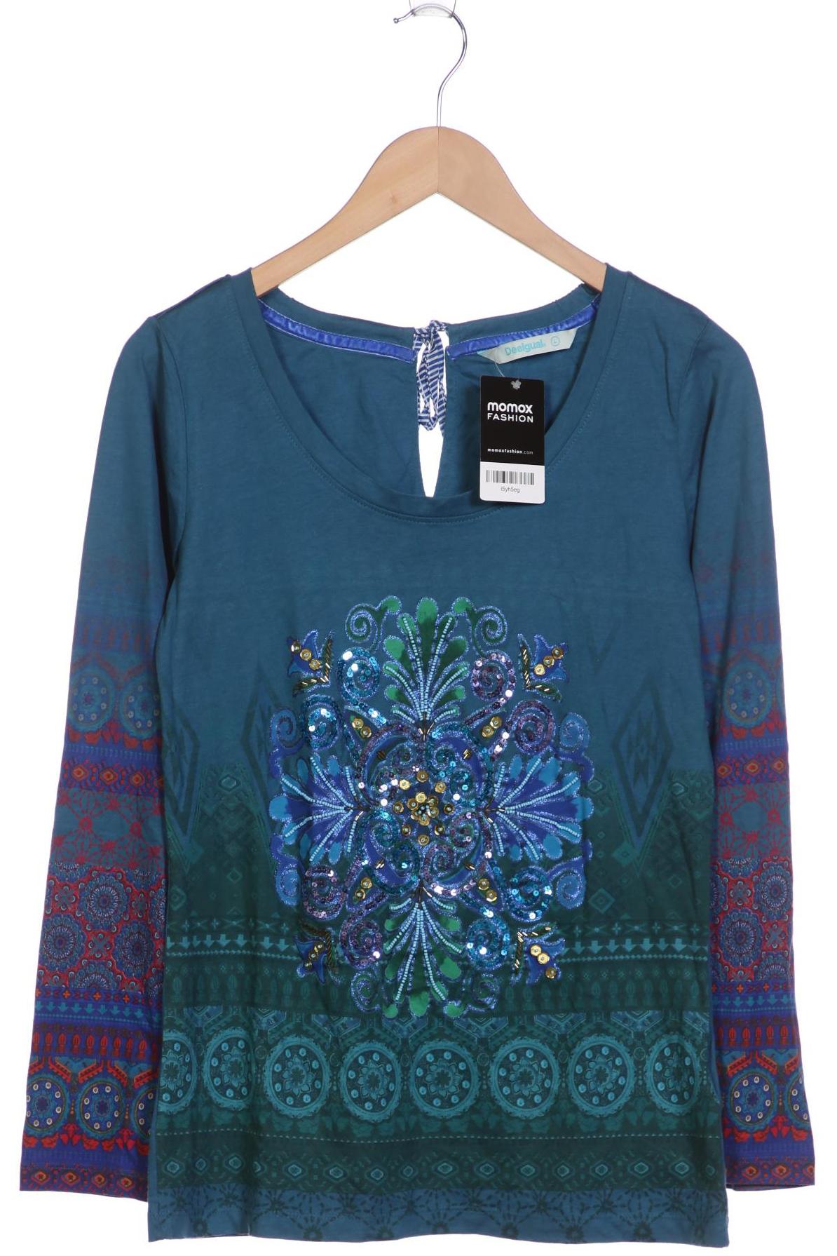 

Desigual Damen Langarmshirt, türkis