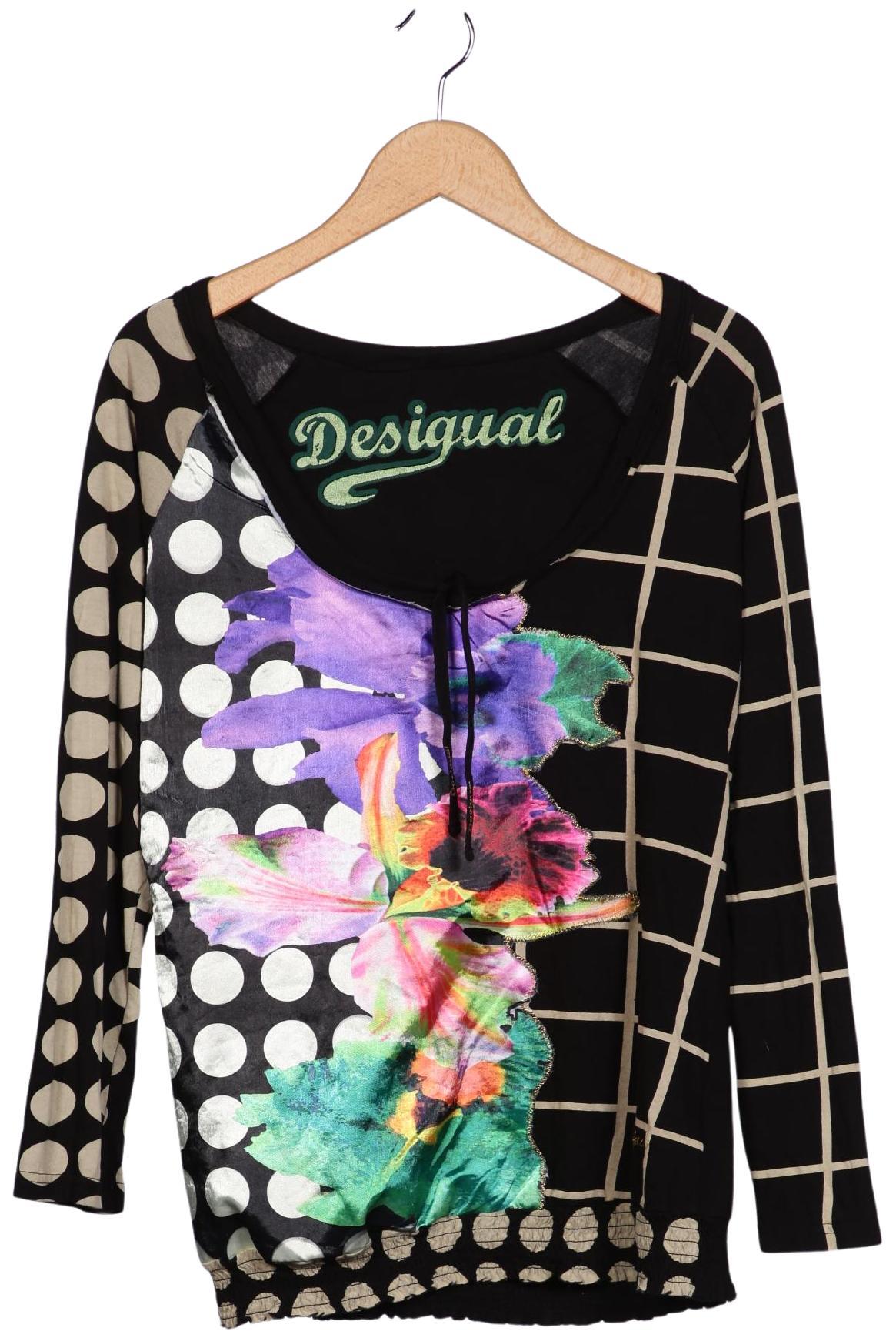 

Desigual Damen Langarmshirt, mehrfarbig, Gr. 44