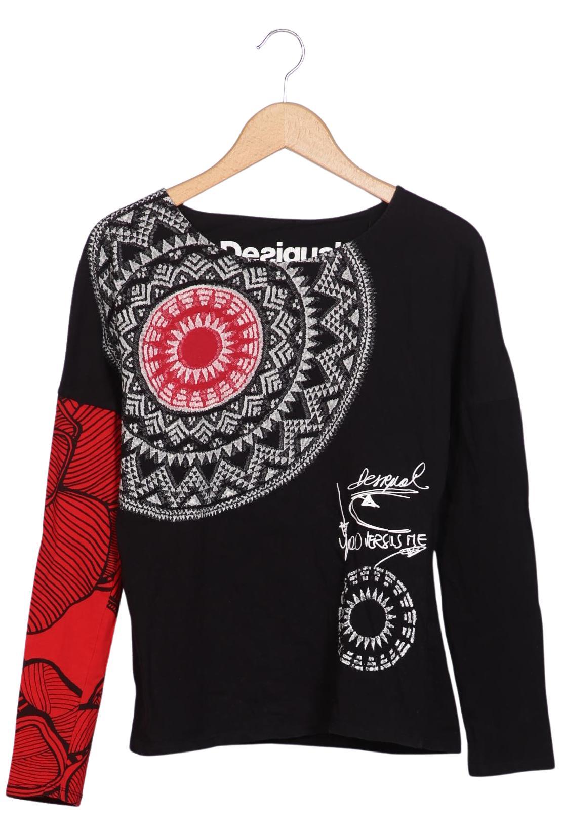 

Desigual Damen Langarmshirt, mehrfarbig, Gr. 38