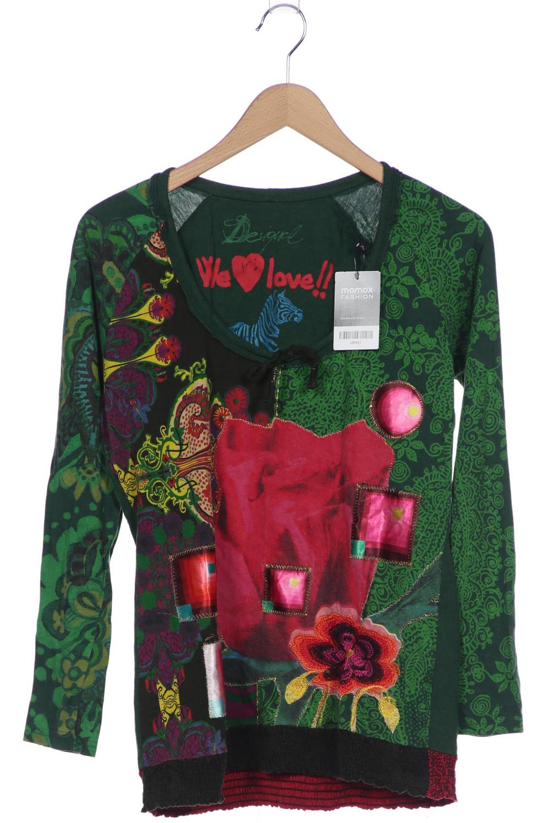 

Desigual Damen Langarmshirt, grün, Gr. 44