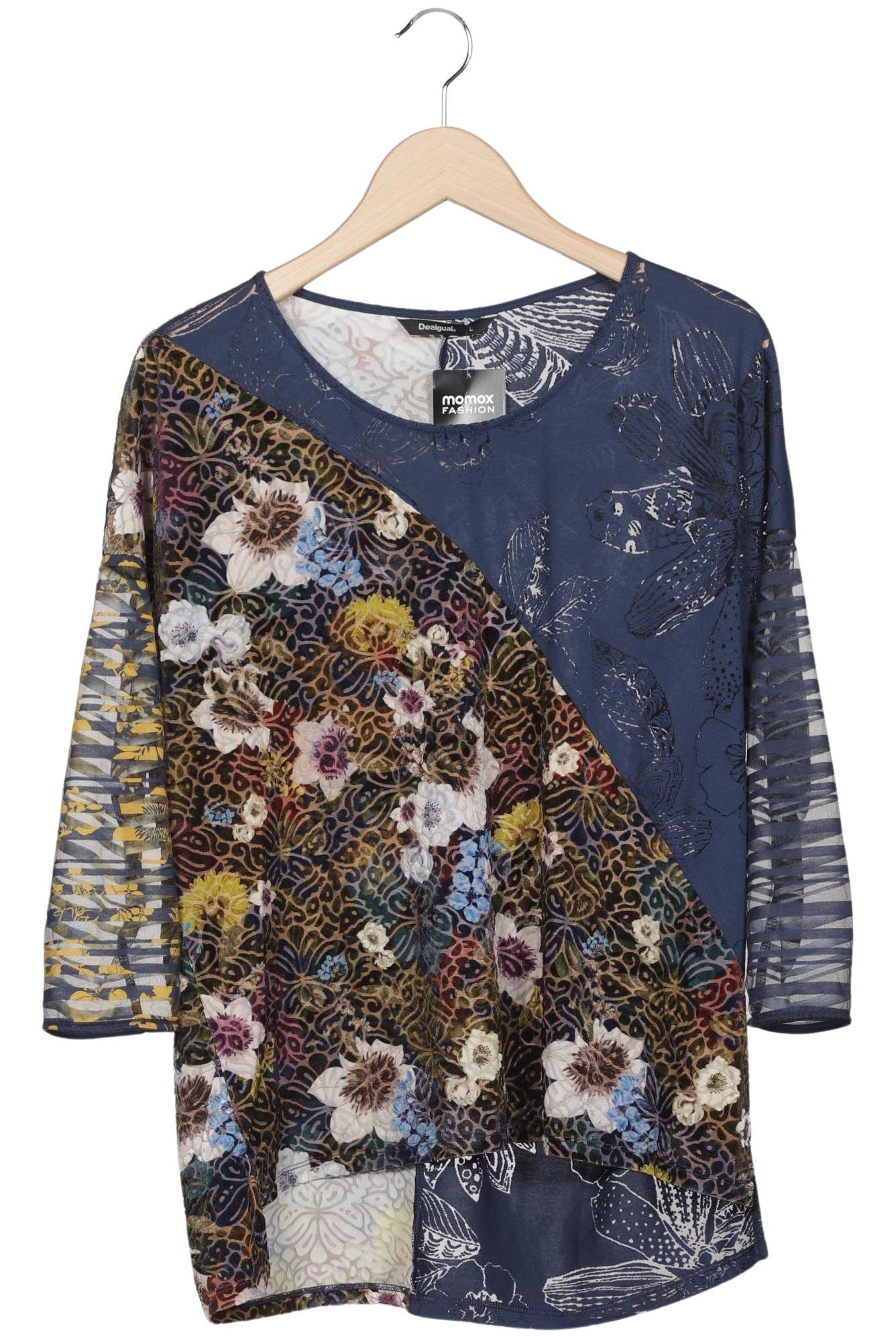 

Desigual Damen Langarmshirt, marineblau, Gr. 42