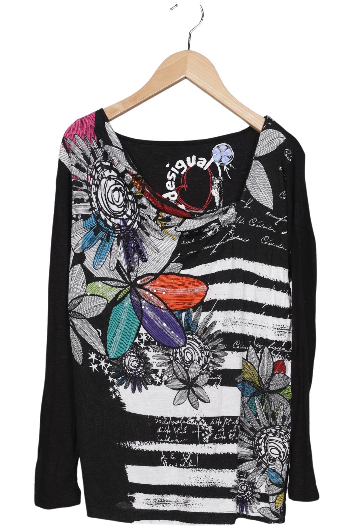 

Desigual Damen Langarmshirt, schwarz, Gr. 42