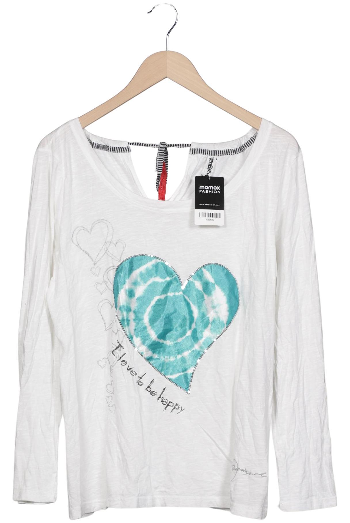 

Desigual Damen Langarmshirt, weiß, Gr. 46