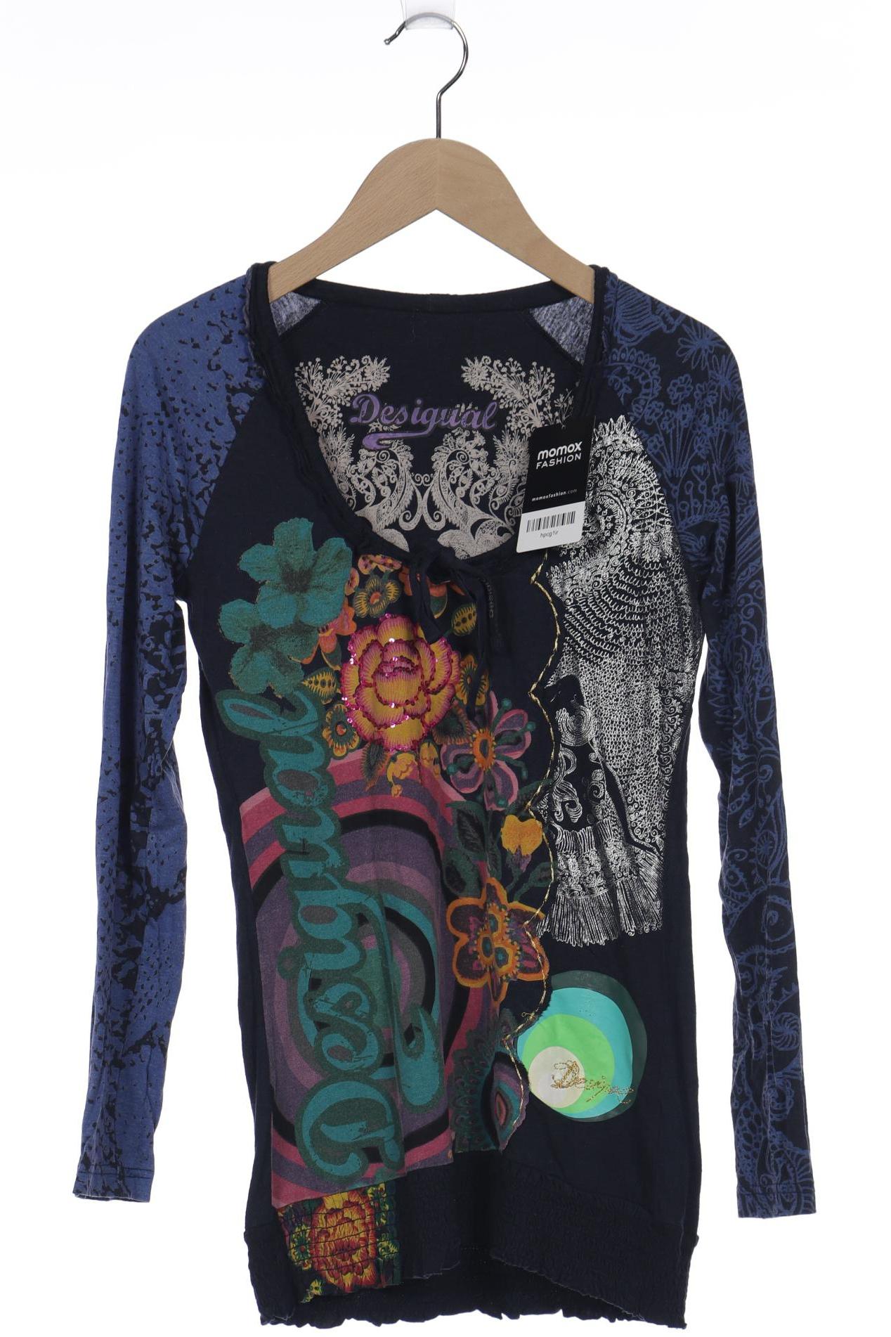 

Desigual Damen Langarmshirt, marineblau