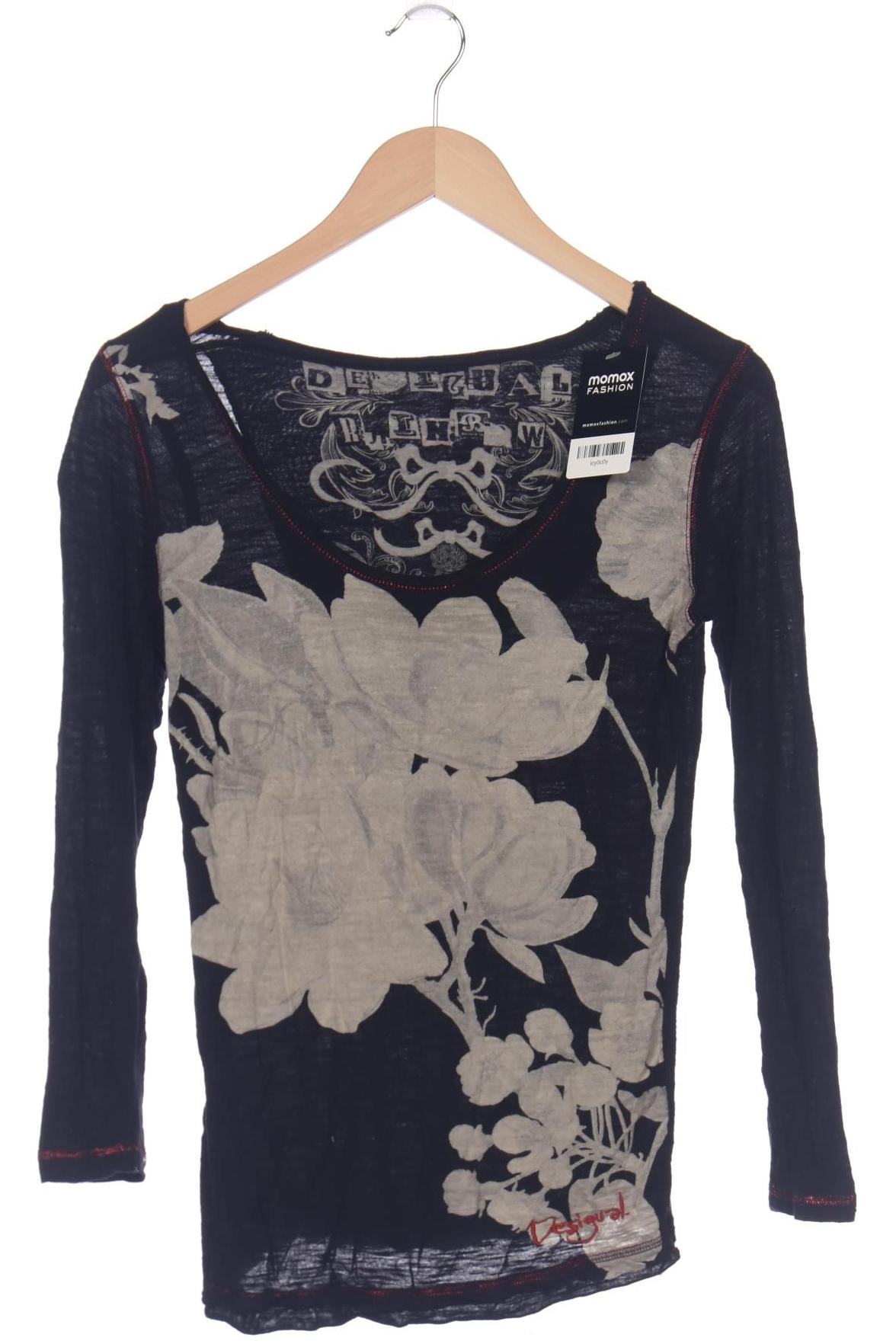 

Desigual Damen Langarmshirt, schwarz, Gr. 38