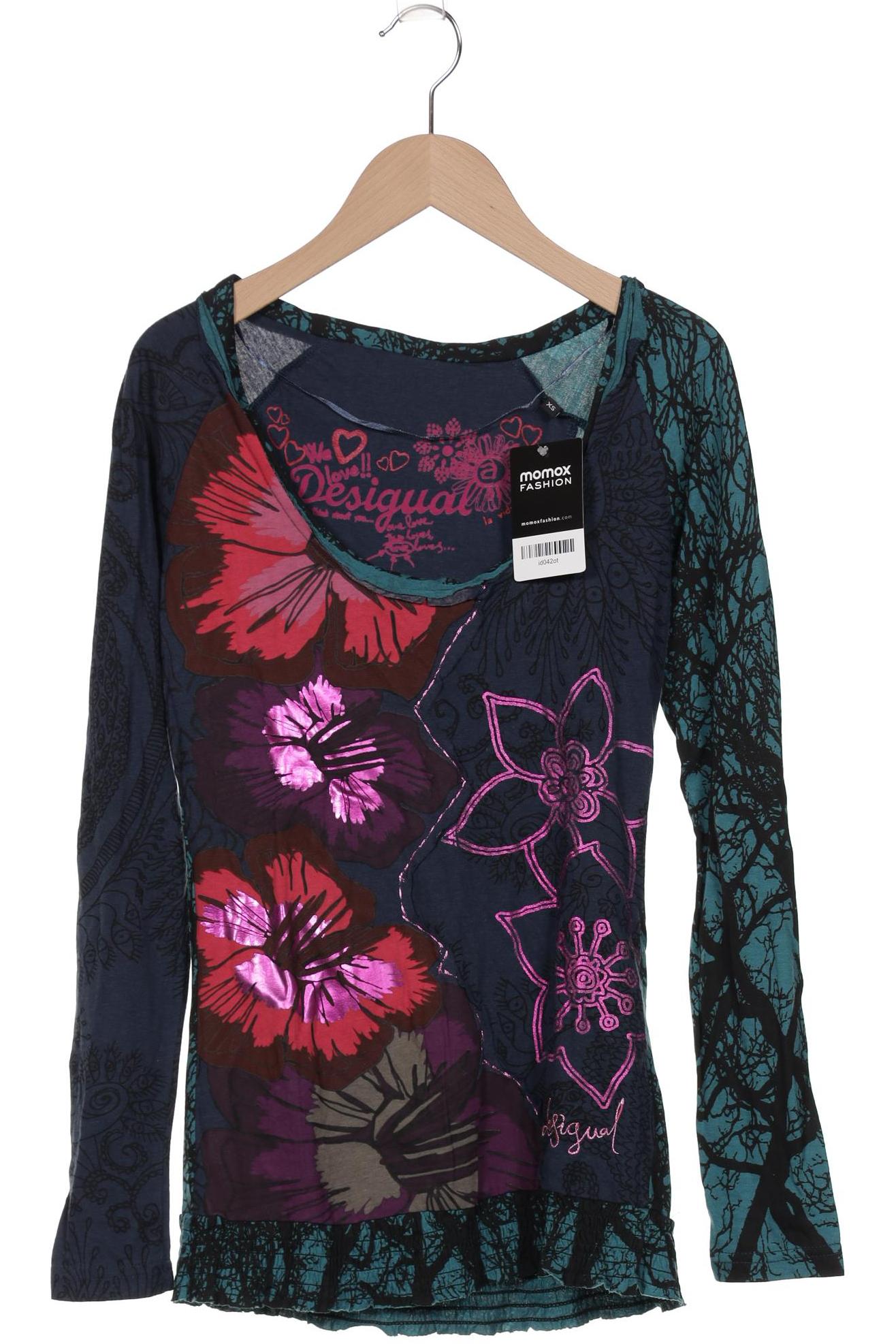 

Desigual Damen Langarmshirt, mehrfarbig, Gr. 34