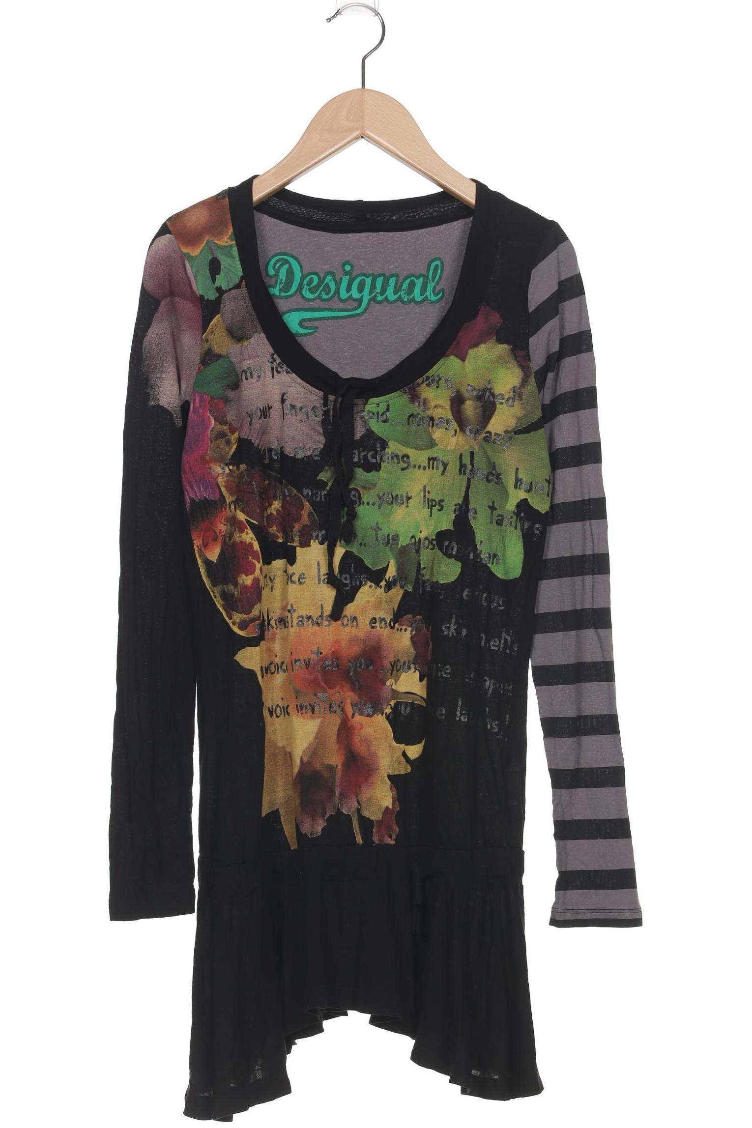 

Desigual Damen Langarmshirt, schwarz, Gr. 34