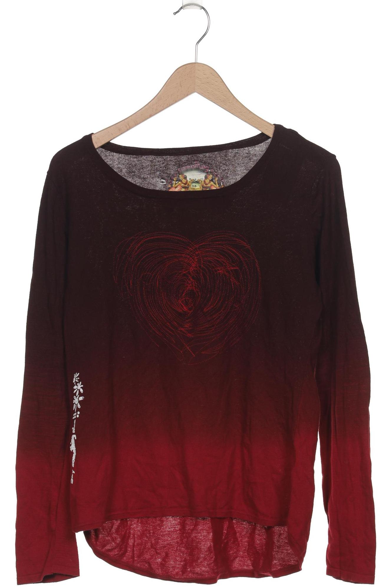 

Desigual Damen Langarmshirt, bordeaux, Gr. 44