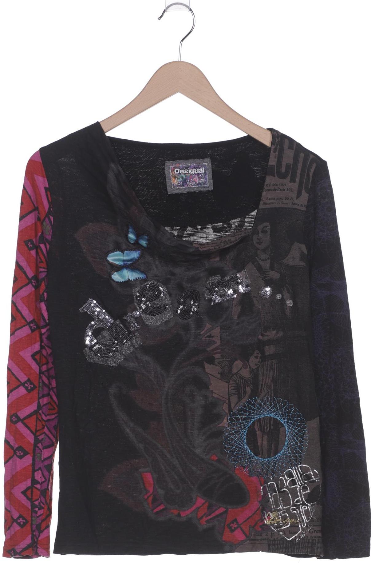 

Desigual Damen Langarmshirt, schwarz, Gr. 42