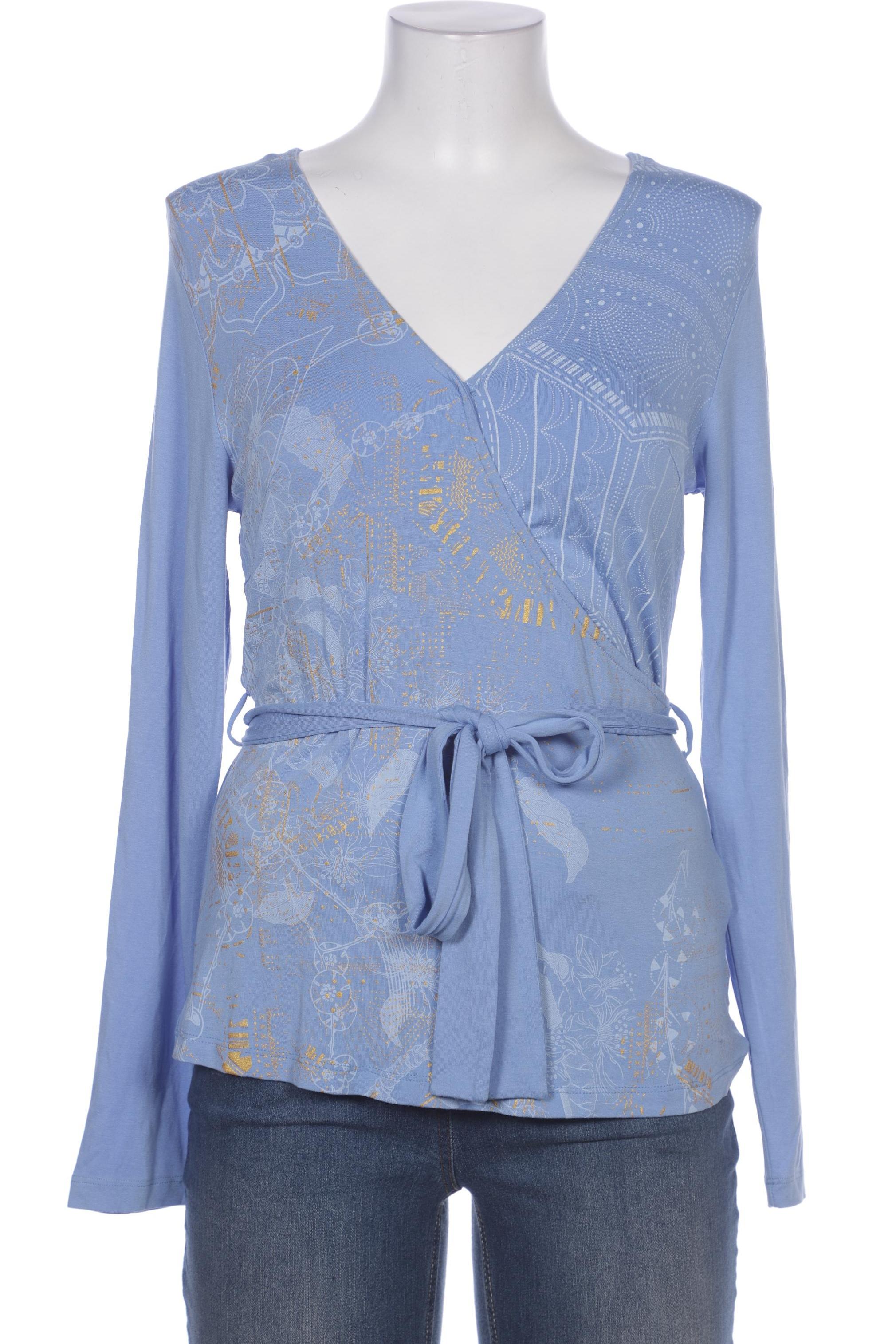 

Desigual Damen Langarmshirt, blau, Gr. 38
