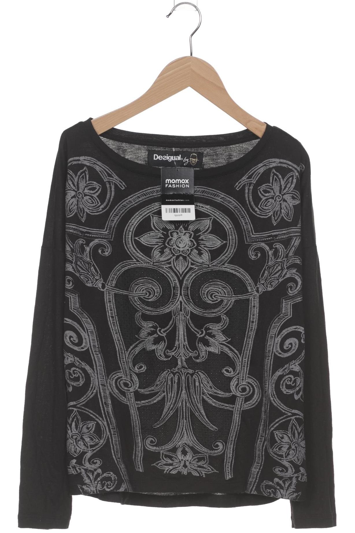 

Desigual Damen Langarmshirt, schwarz, Gr. 38