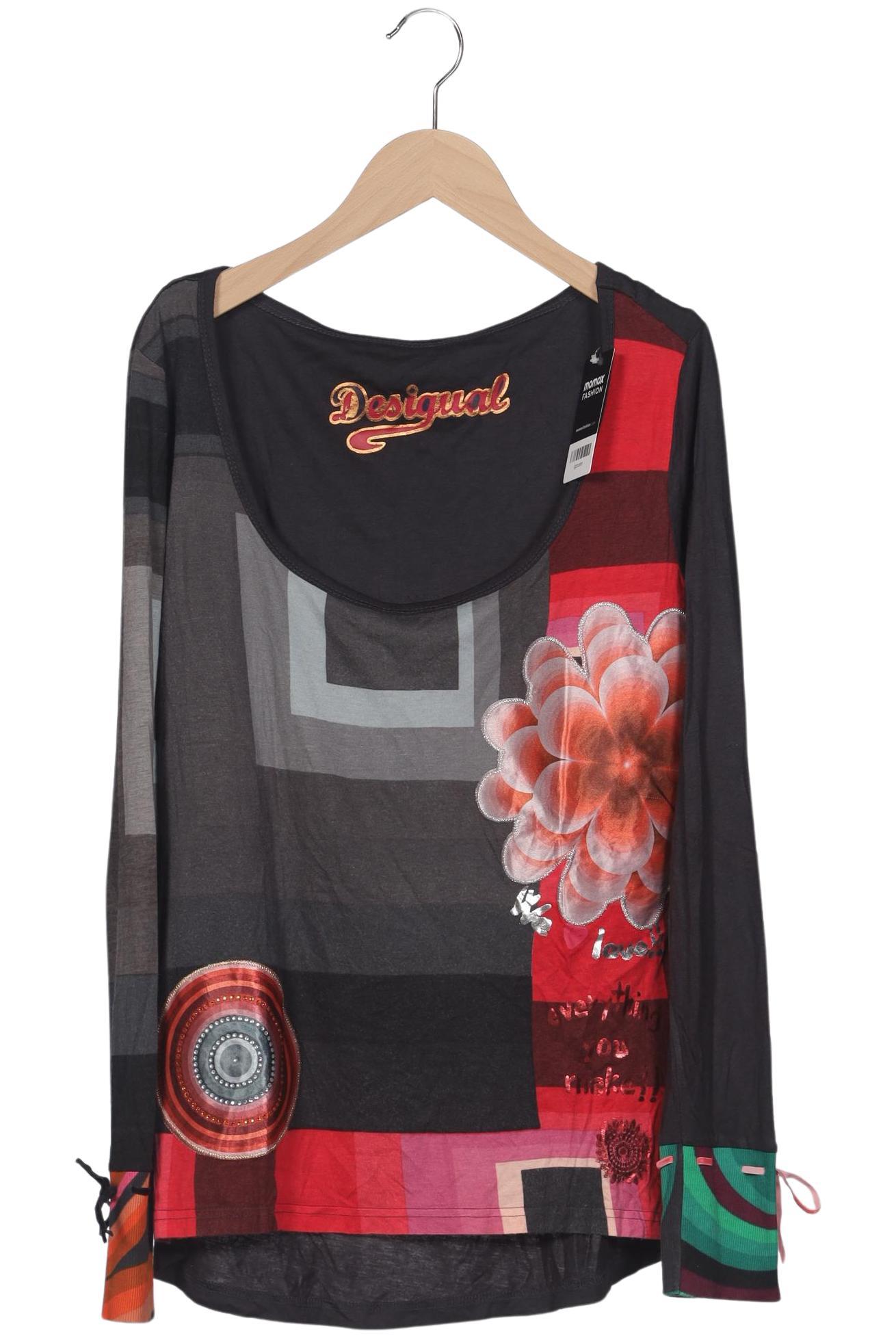 

Desigual Damen Langarmshirt, mehrfarbig, Gr. 42