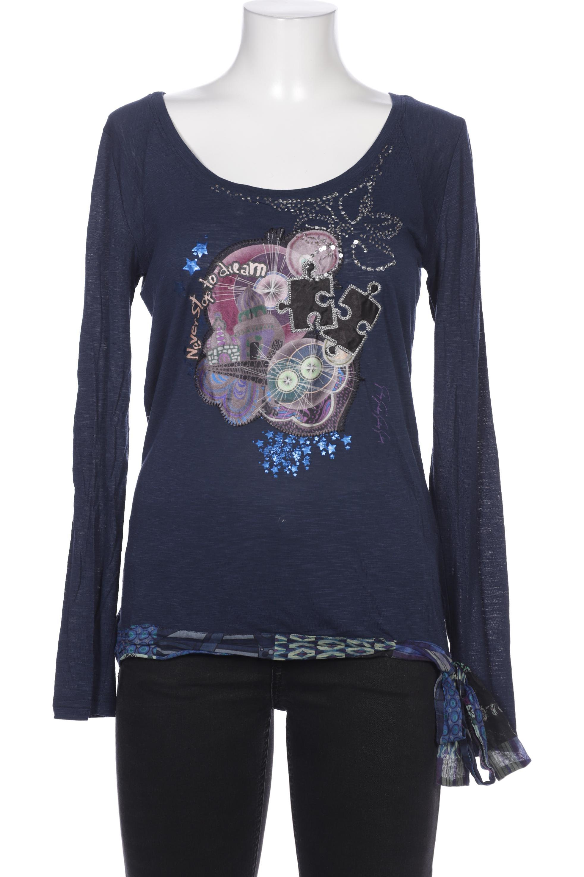 

Desigual Damen Langarmshirt, marineblau