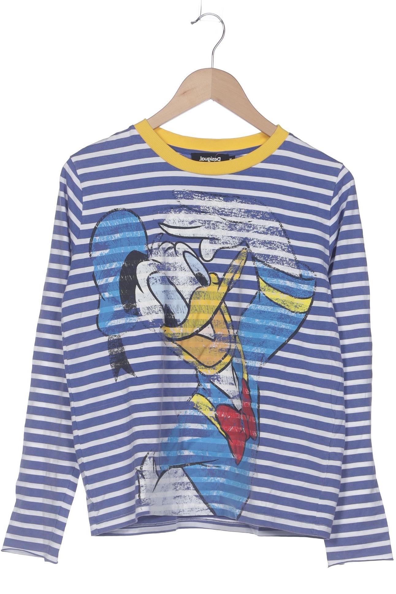 

Desigual Damen Langarmshirt, blau, Gr. 38