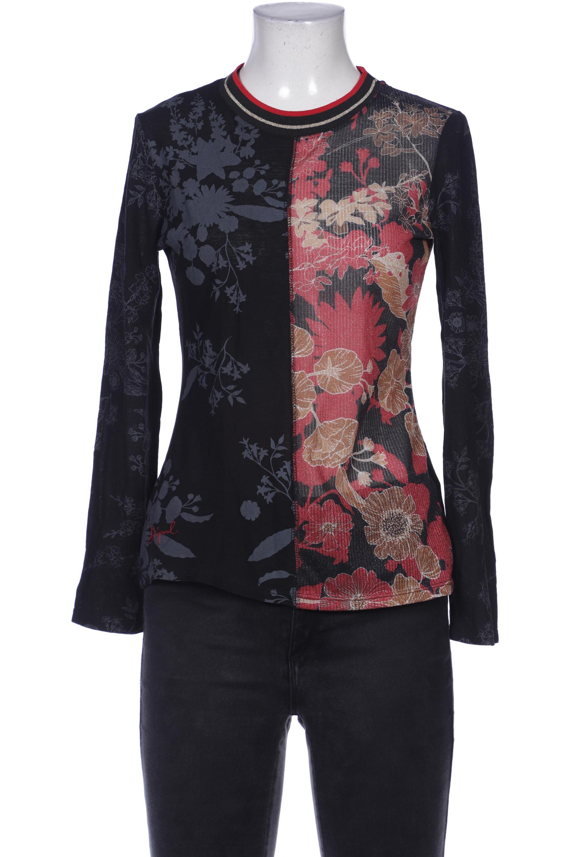 

Desigual Damen Langarmshirt, schwarz, Gr. 36