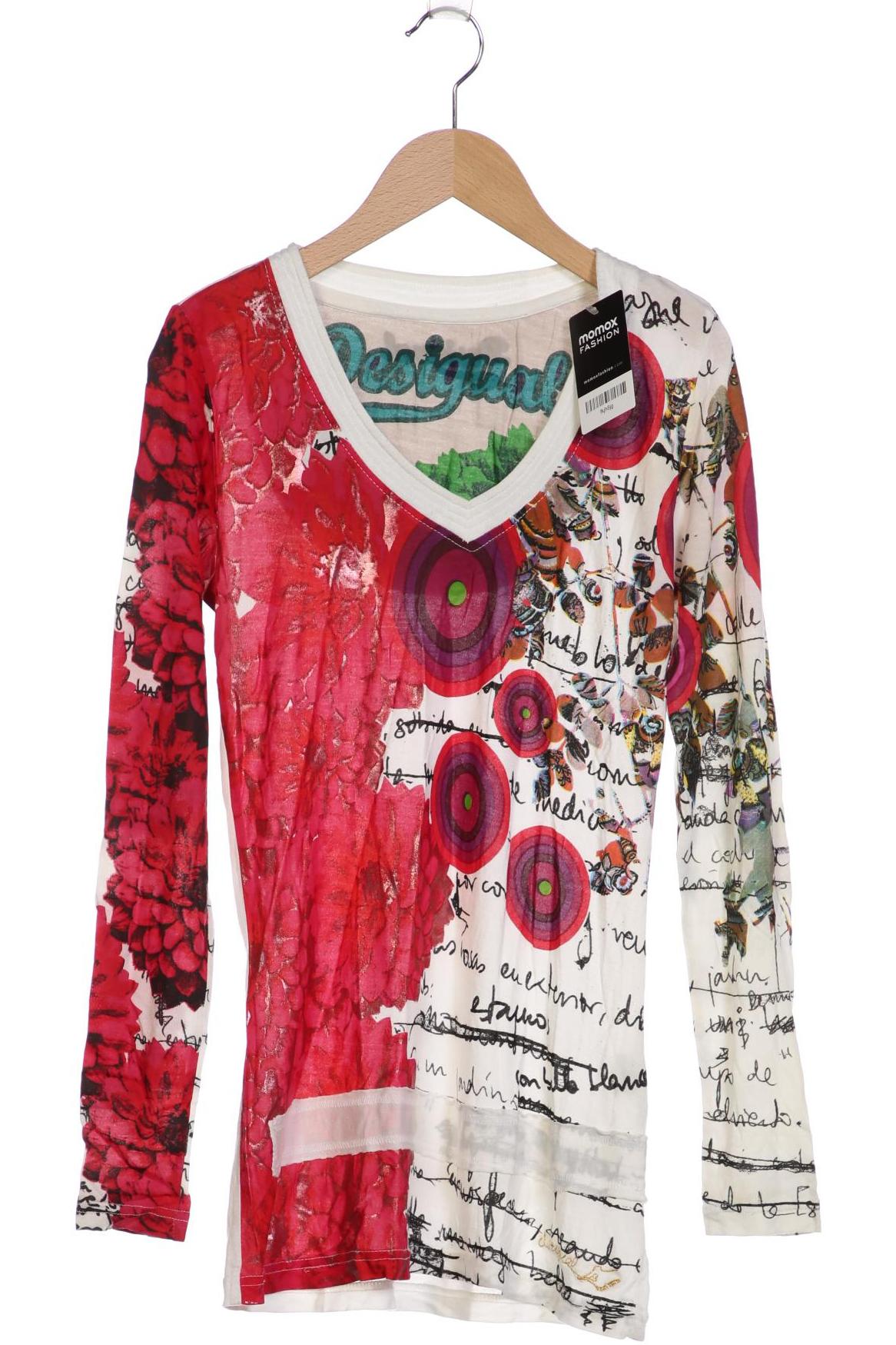 

Desigual Damen Langarmshirt, weiß, Gr. 38