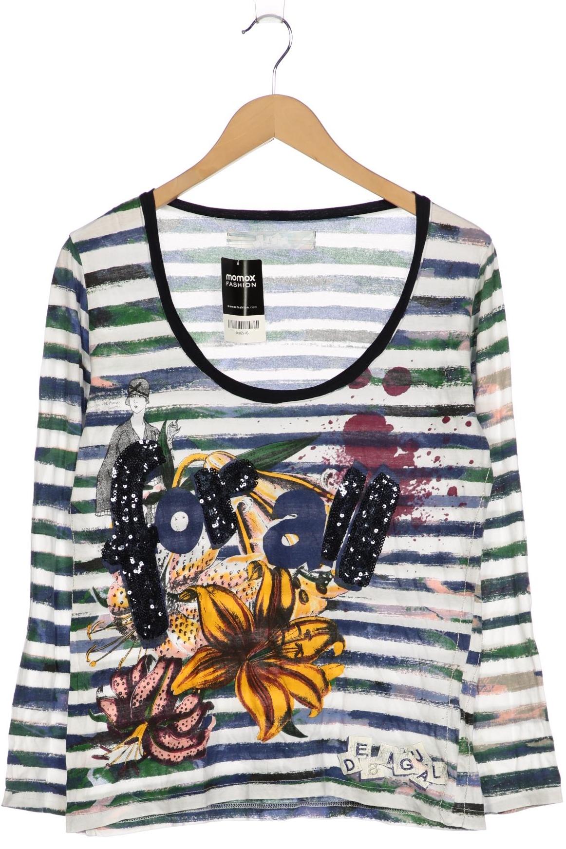 

Desigual Damen Langarmshirt, mehrfarbig, Gr. 44