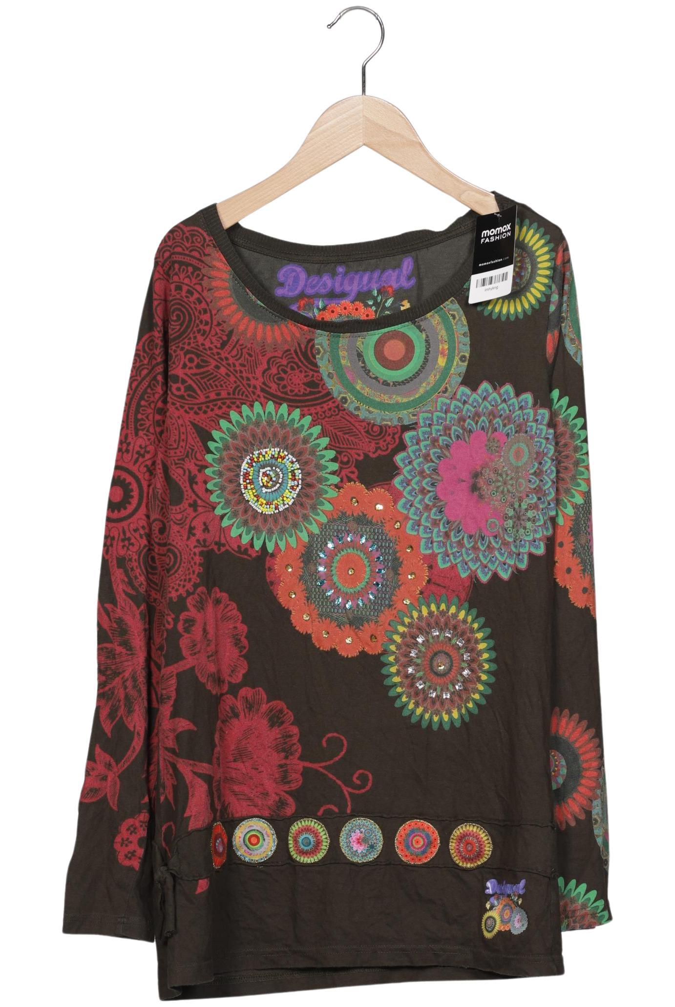 

Desigual Damen Langarmshirt, grün, Gr. 42