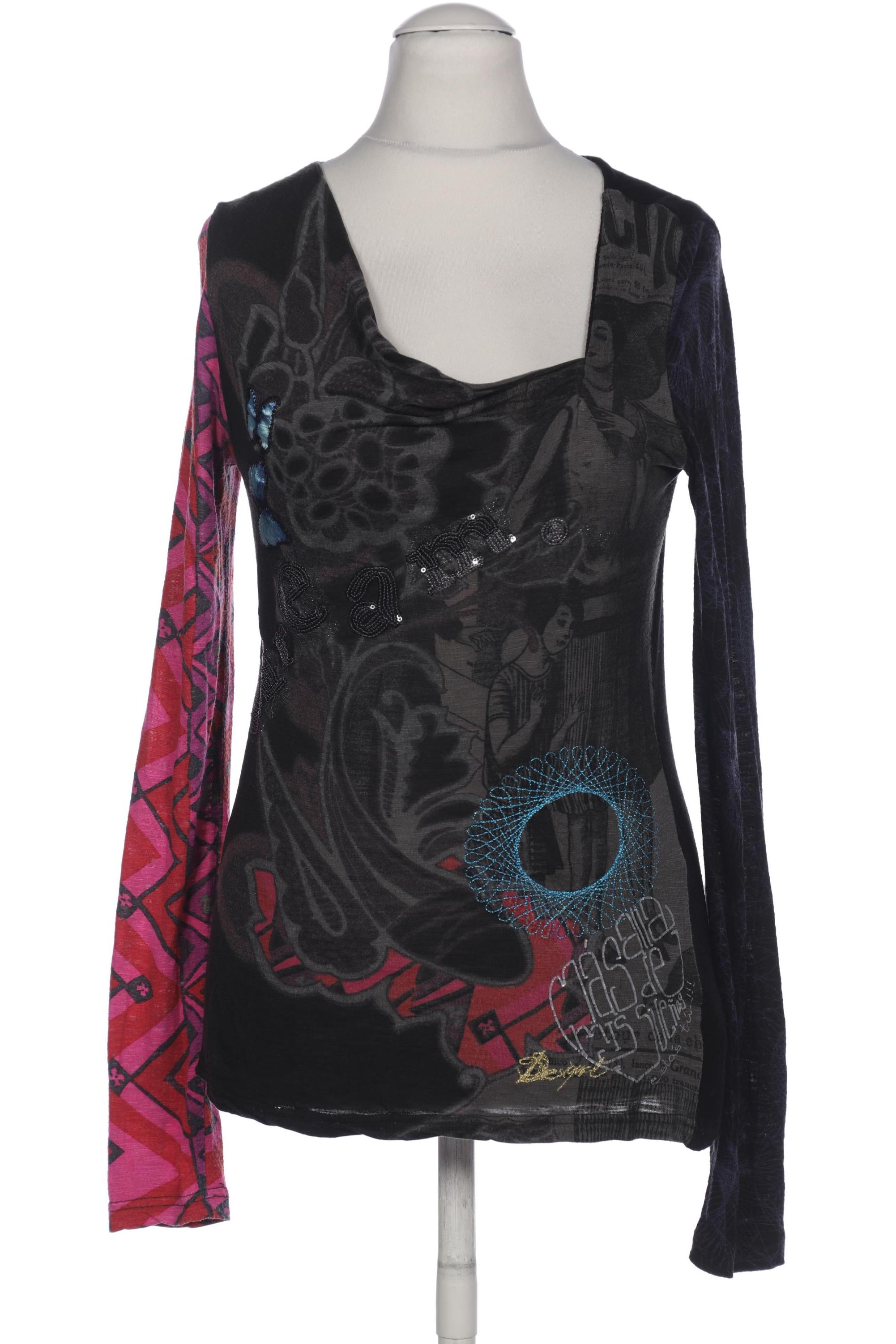 

Desigual Damen Langarmshirt, schwarz, Gr. 36