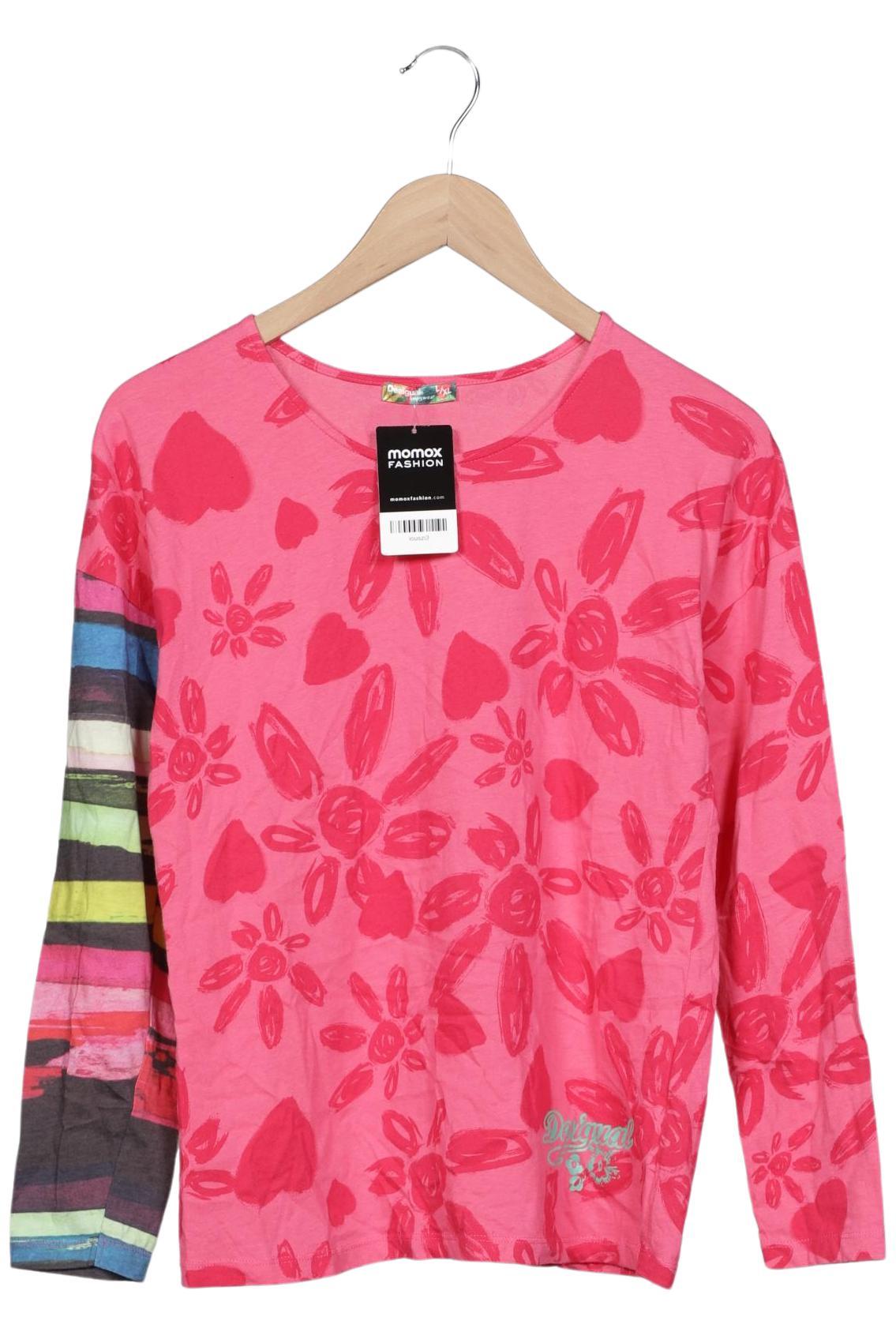 

Desigual Damen Langarmshirt, pink, Gr. 42