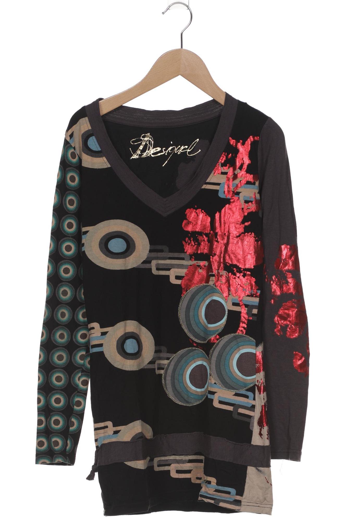 

Desigual Damen Langarmshirt, mehrfarbig, Gr. 36