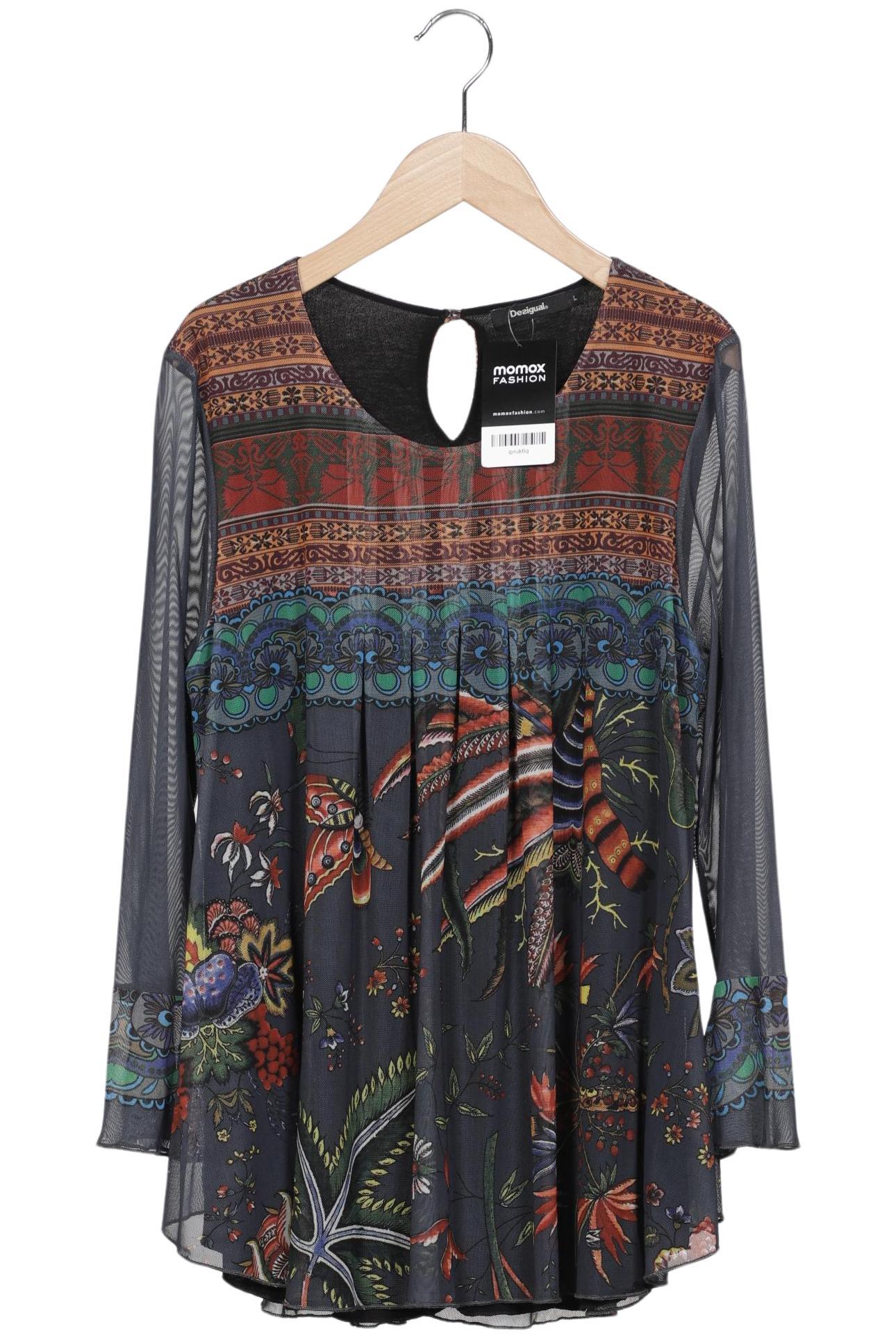 

Desigual Damen Langarmshirt, mehrfarbig, Gr. 42