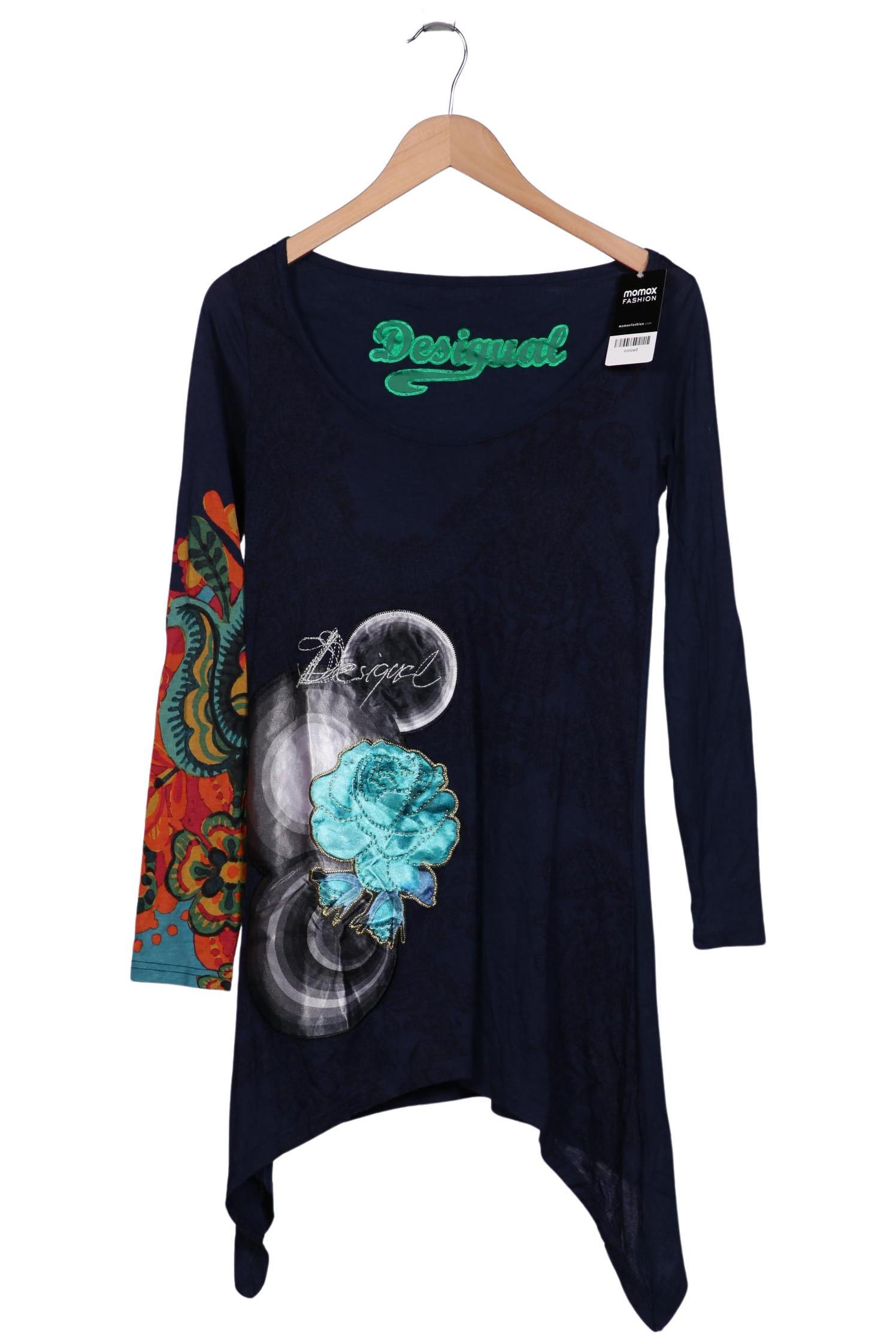 

Desigual Damen Langarmshirt, marineblau, Gr. 38