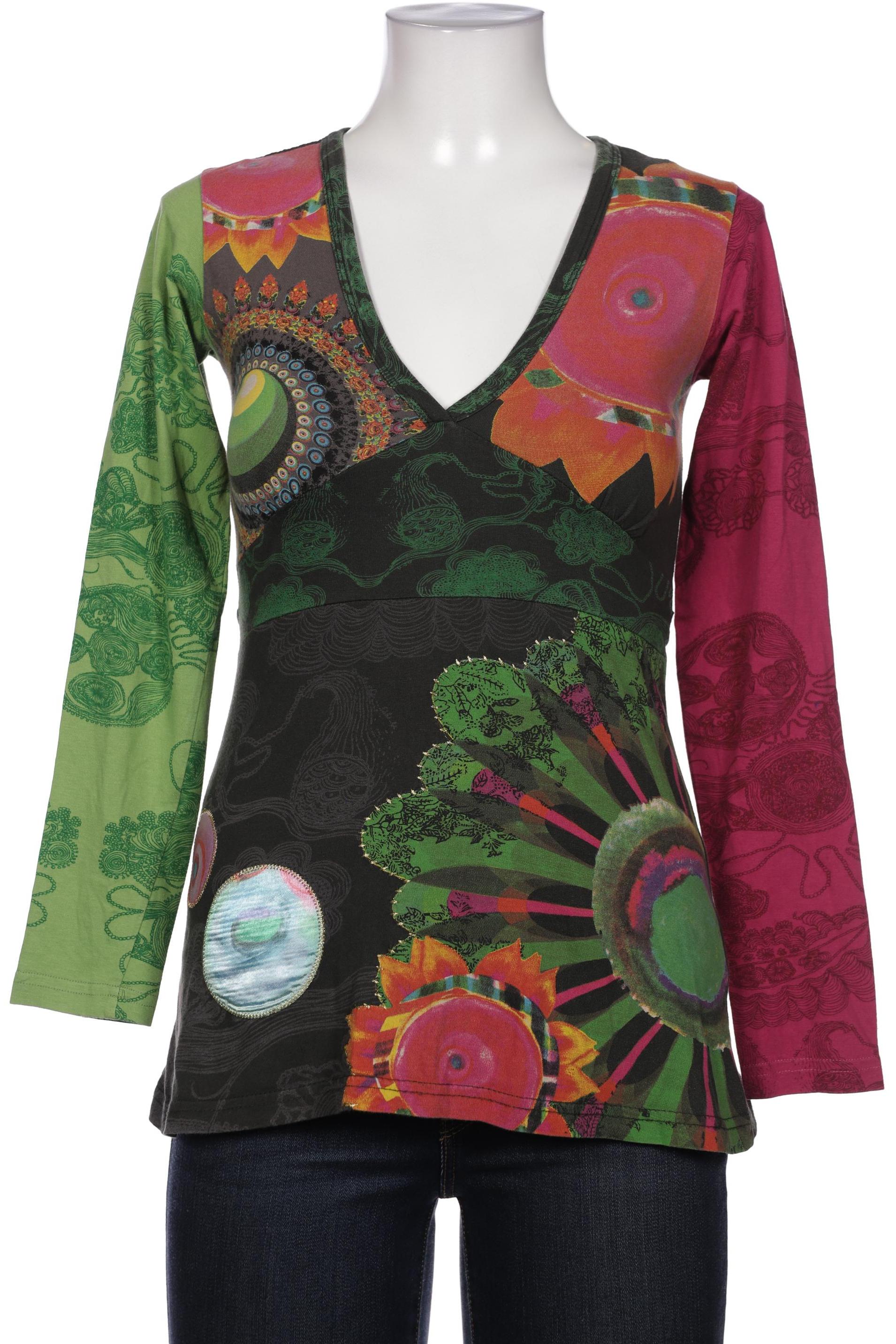 

Desigual Damen Langarmshirt, grün, Gr. 36