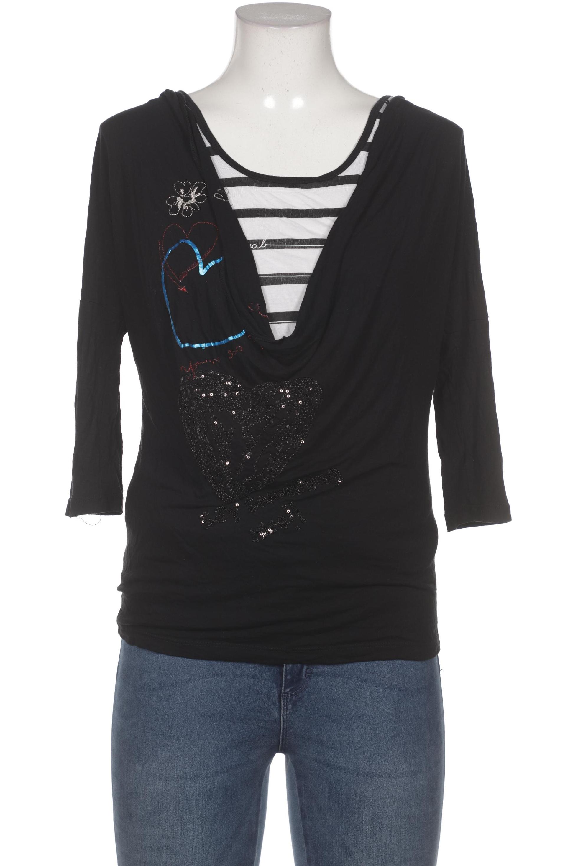 

Desigual Damen Langarmshirt, schwarz, Gr. 42